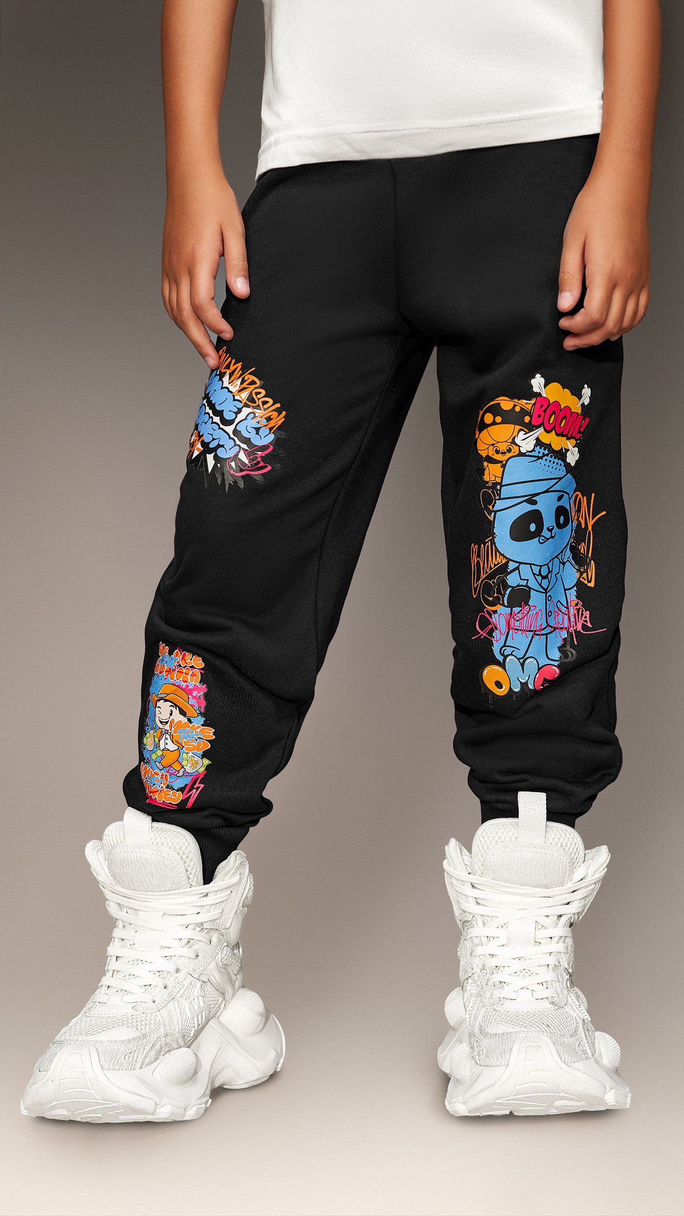 Свободни джогинг панталони - P34941