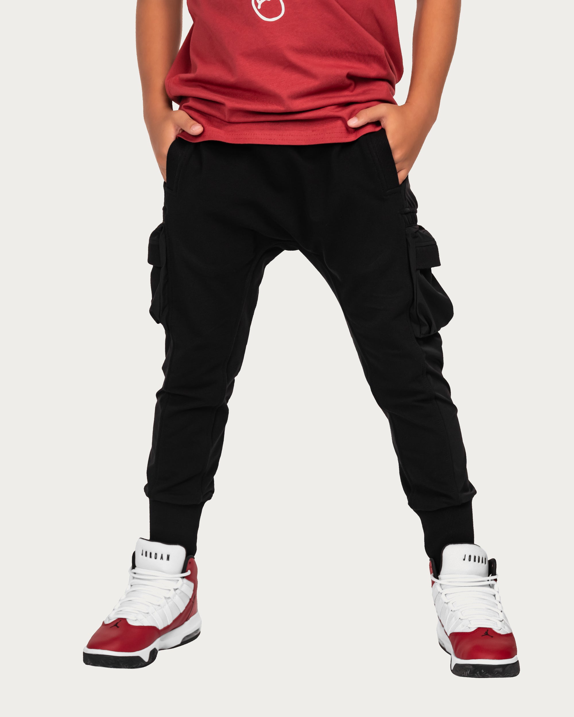 Hem cargo pantaloni - P32851