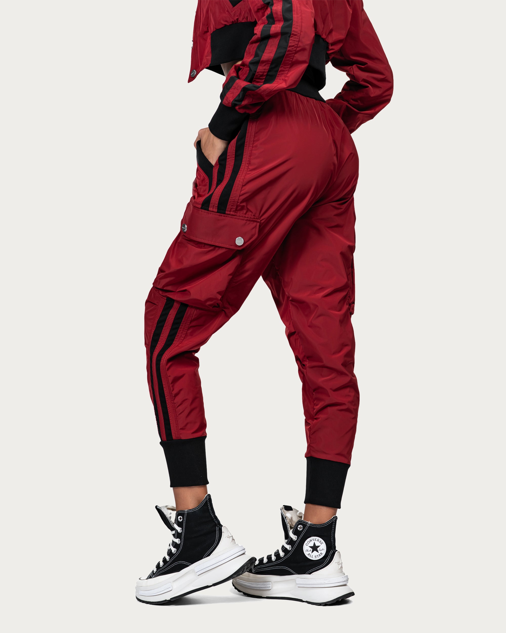 Stripes cargo pants - P24810