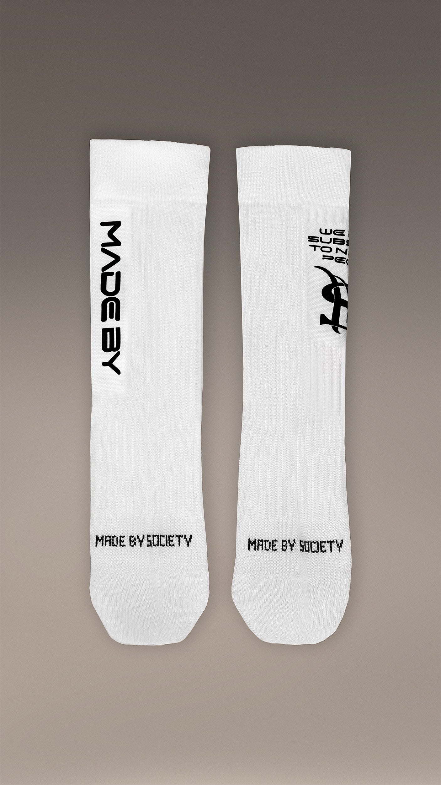 Бели чорапи "Made by Society" - A12103