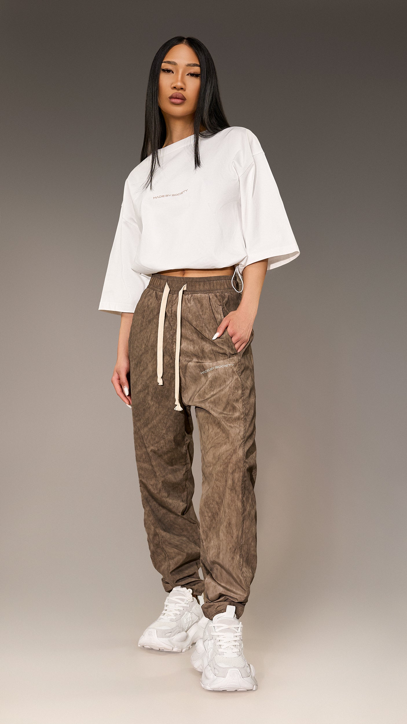 Tricou crop Made by Society - T26274