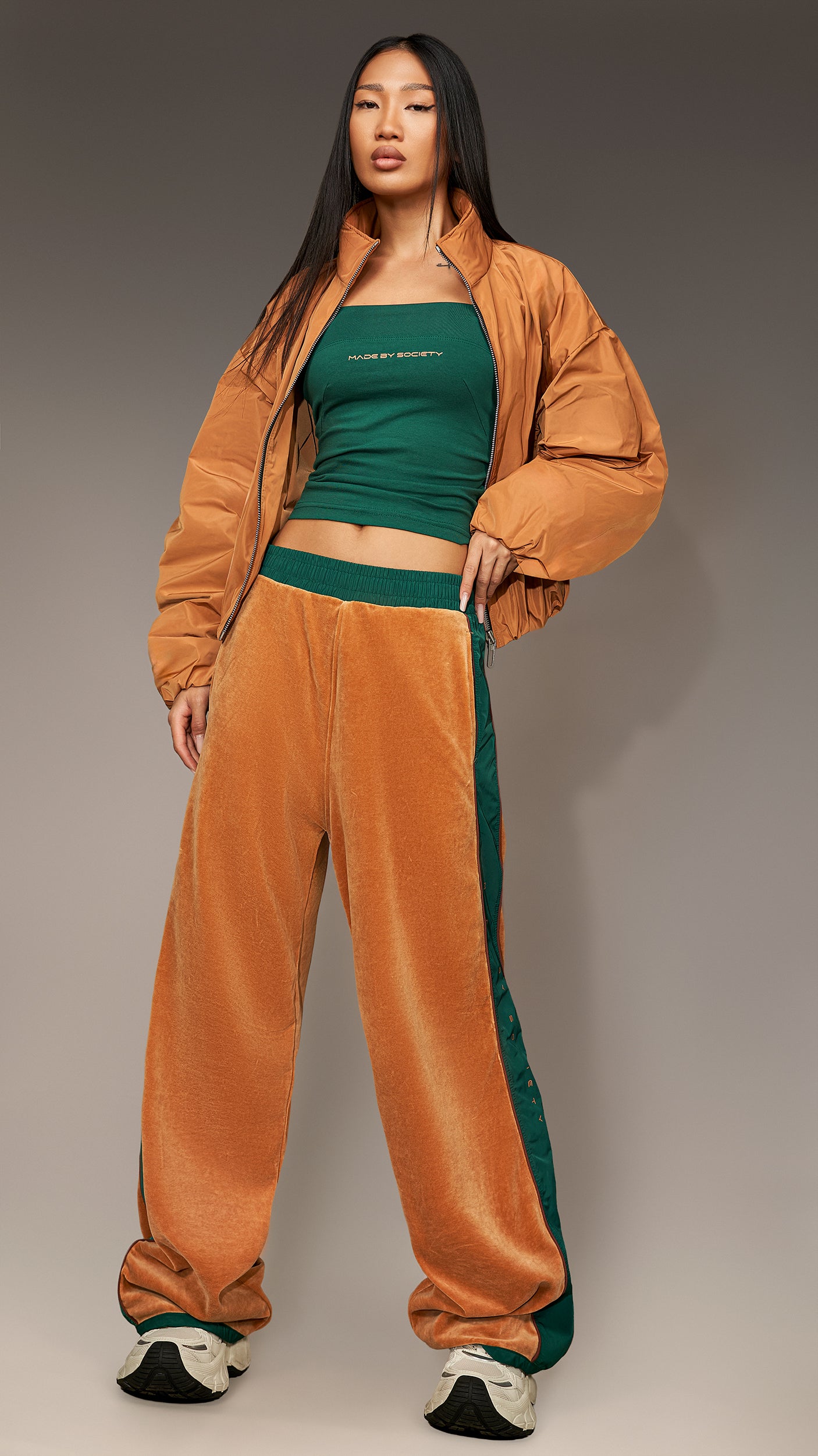 Панталони от велур - P26752