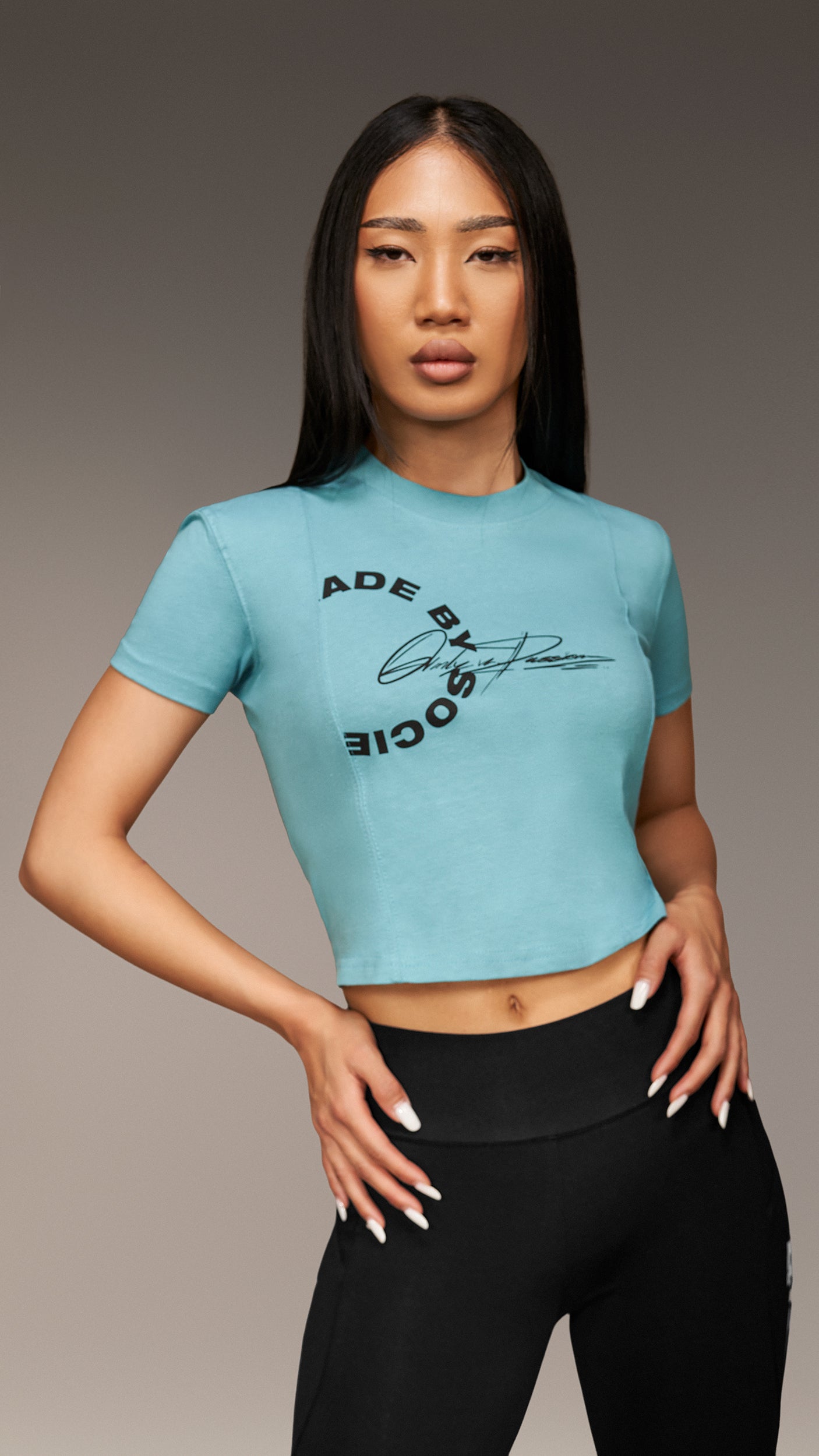 Tricou crop - T24515