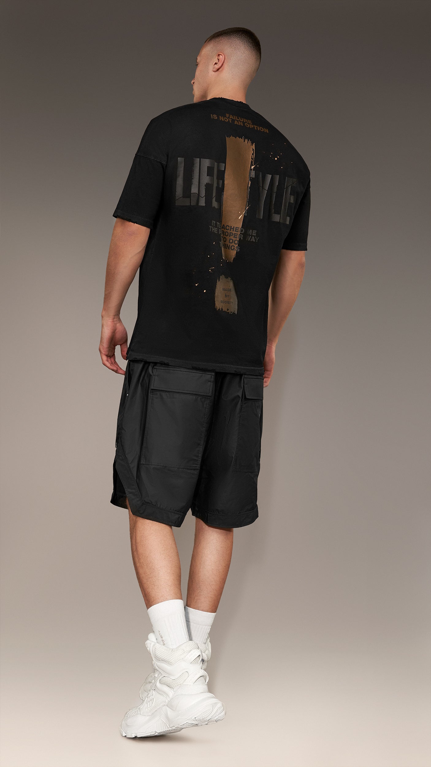Tricou Oversized "LIFESTYLE" - T15067