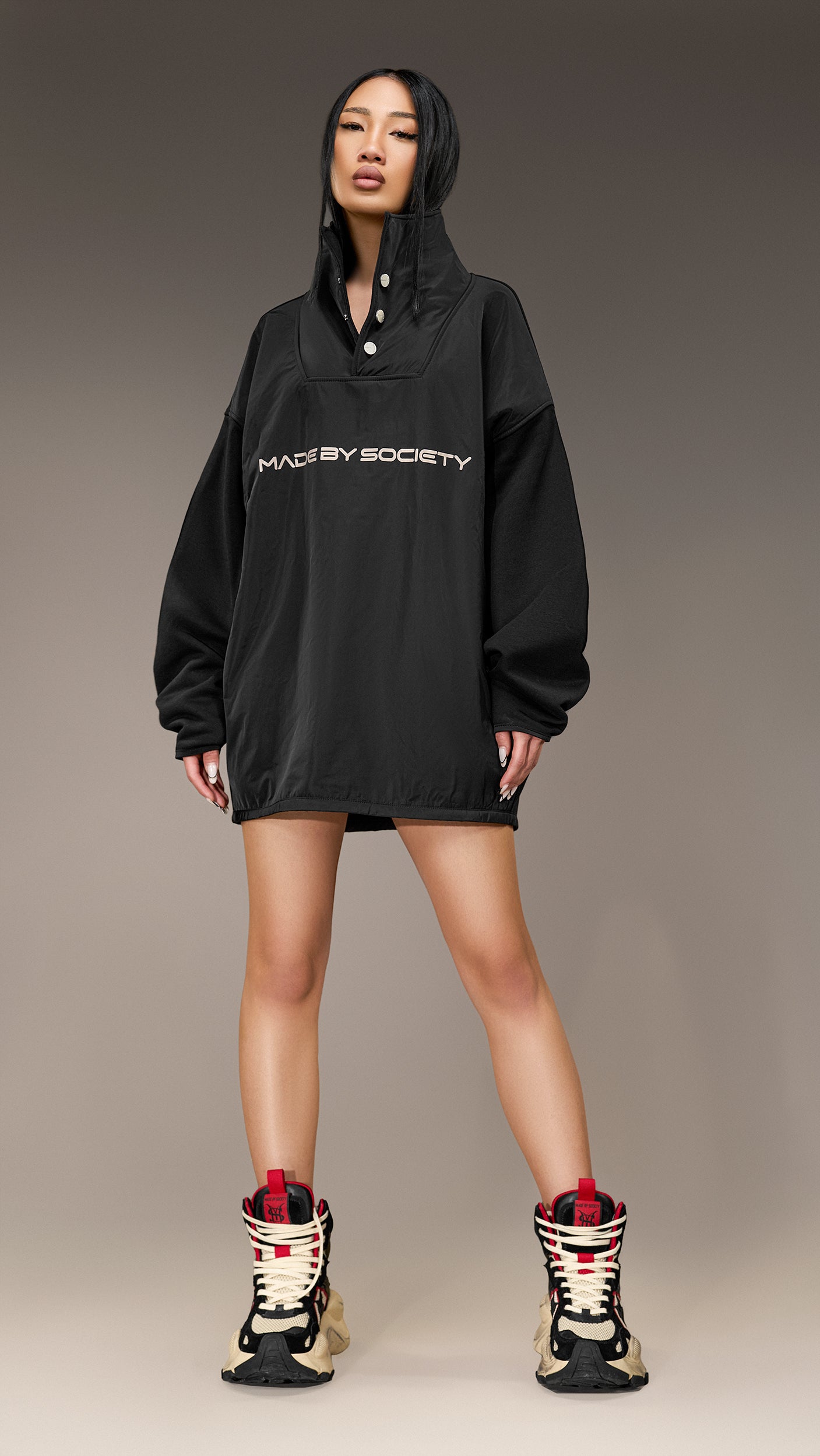 Hanorac Oversized Made by Society - H26040