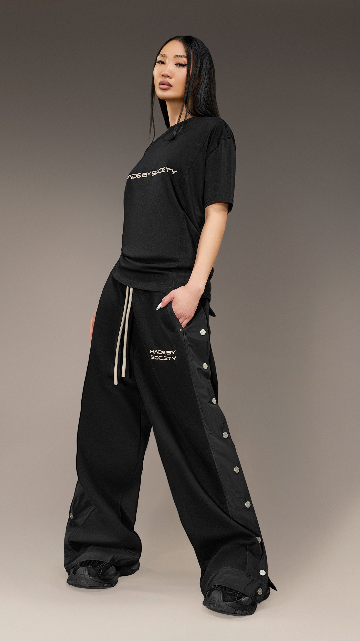 Панталони с копчета Made By Society - P26033