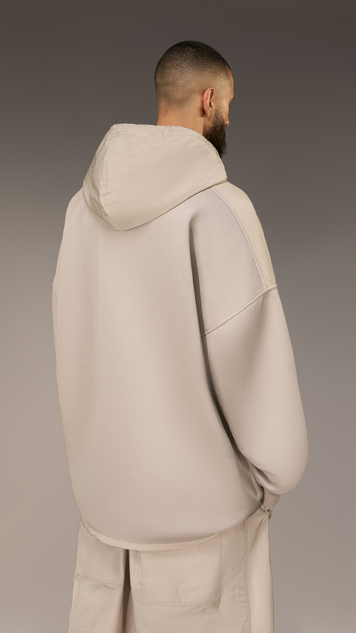 Оверсайз худи „Made by Society” – H16085