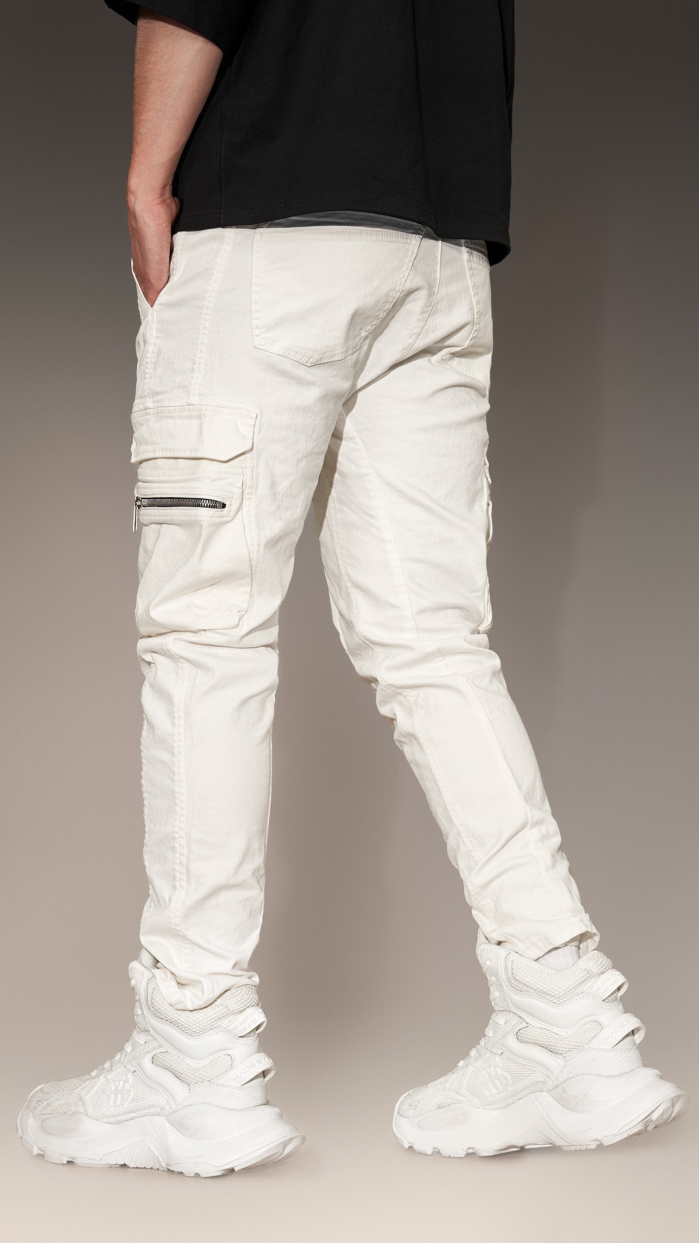 Pantaloni cargo denim – P14151