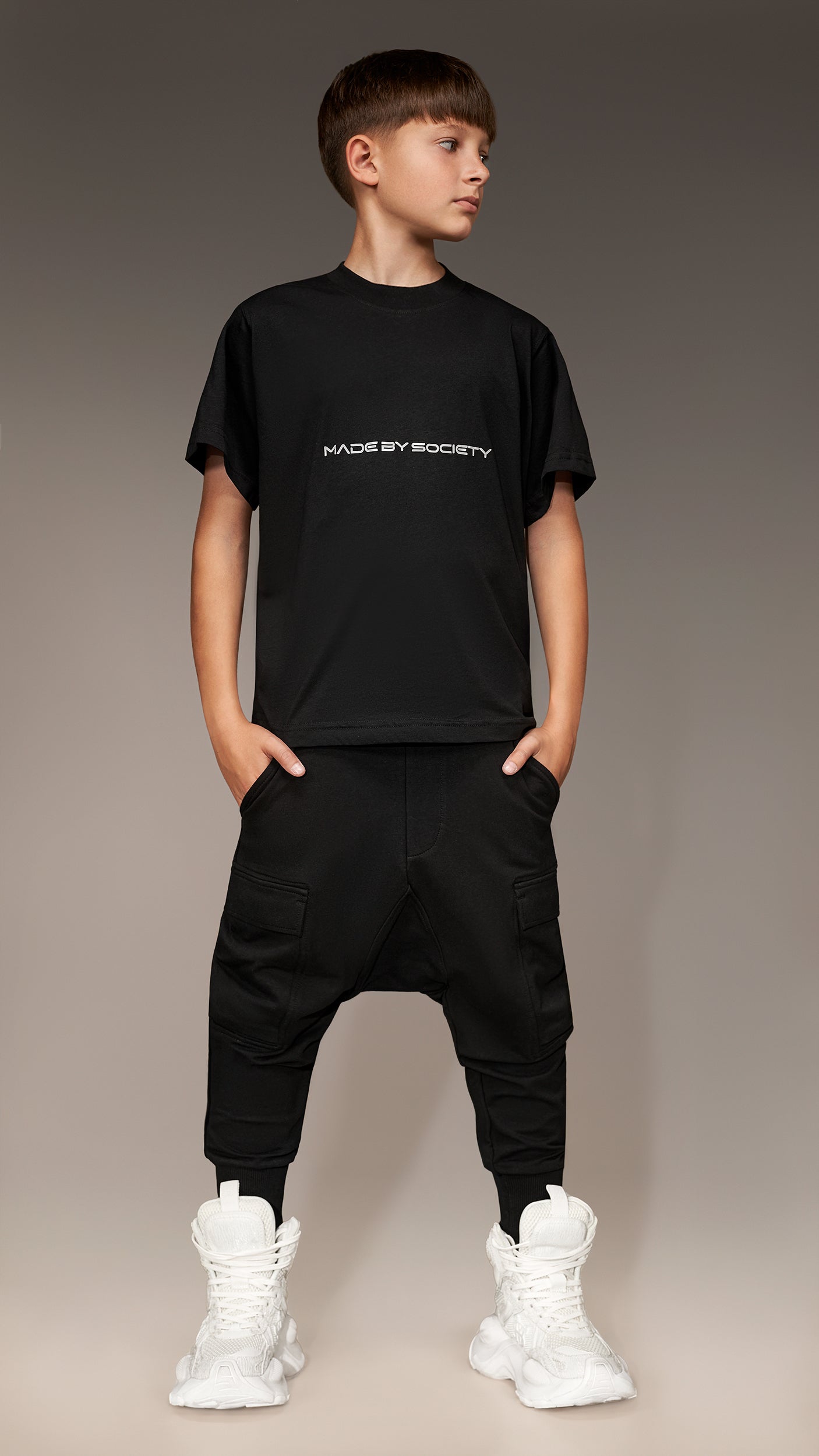 Drop cargo pants - P34124