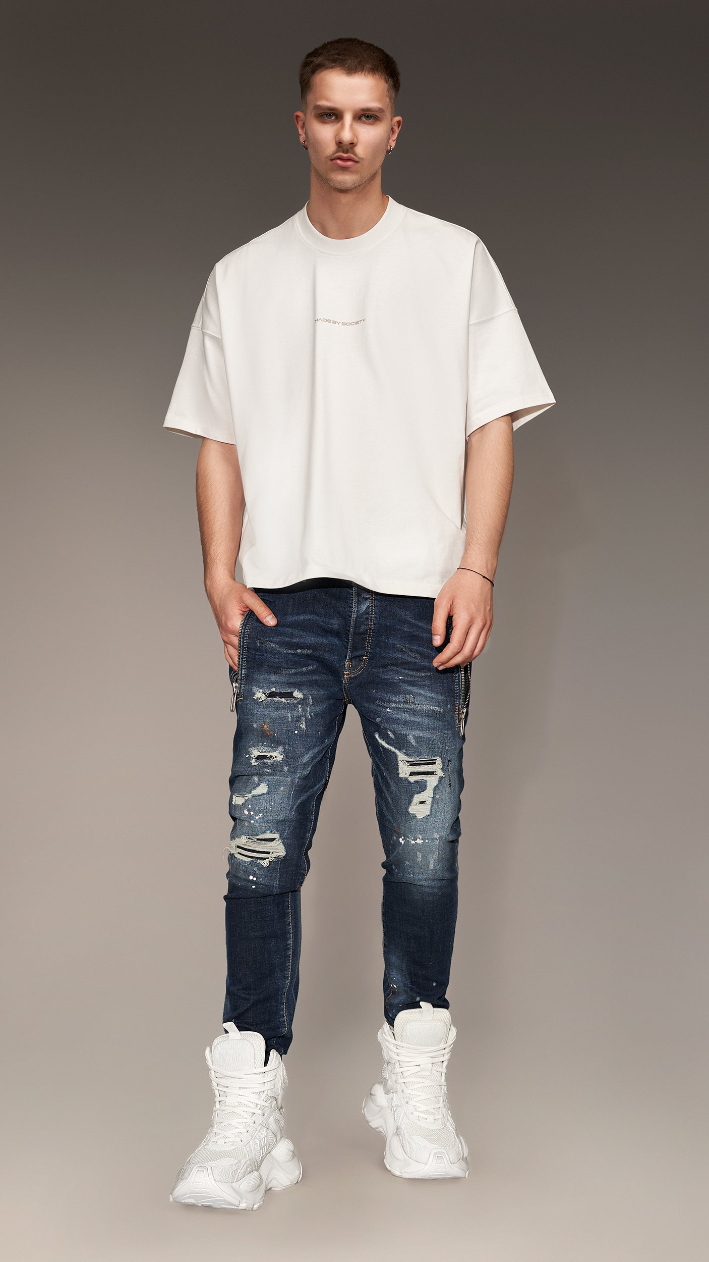 Pantaloni denim - P13818