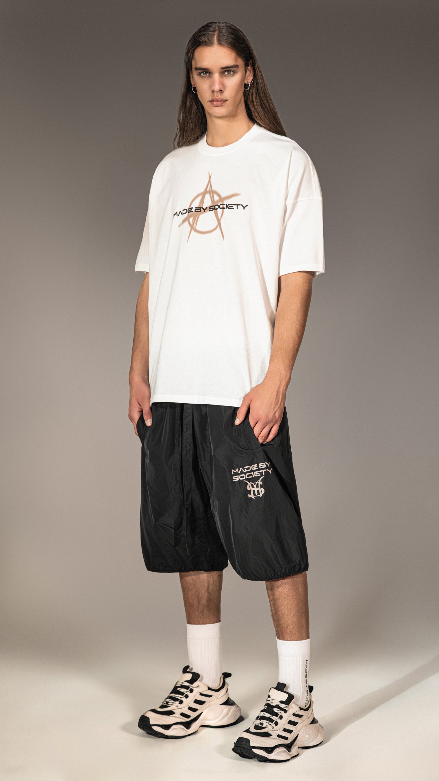 Къси панталони Casual „Made by Society” - B15613