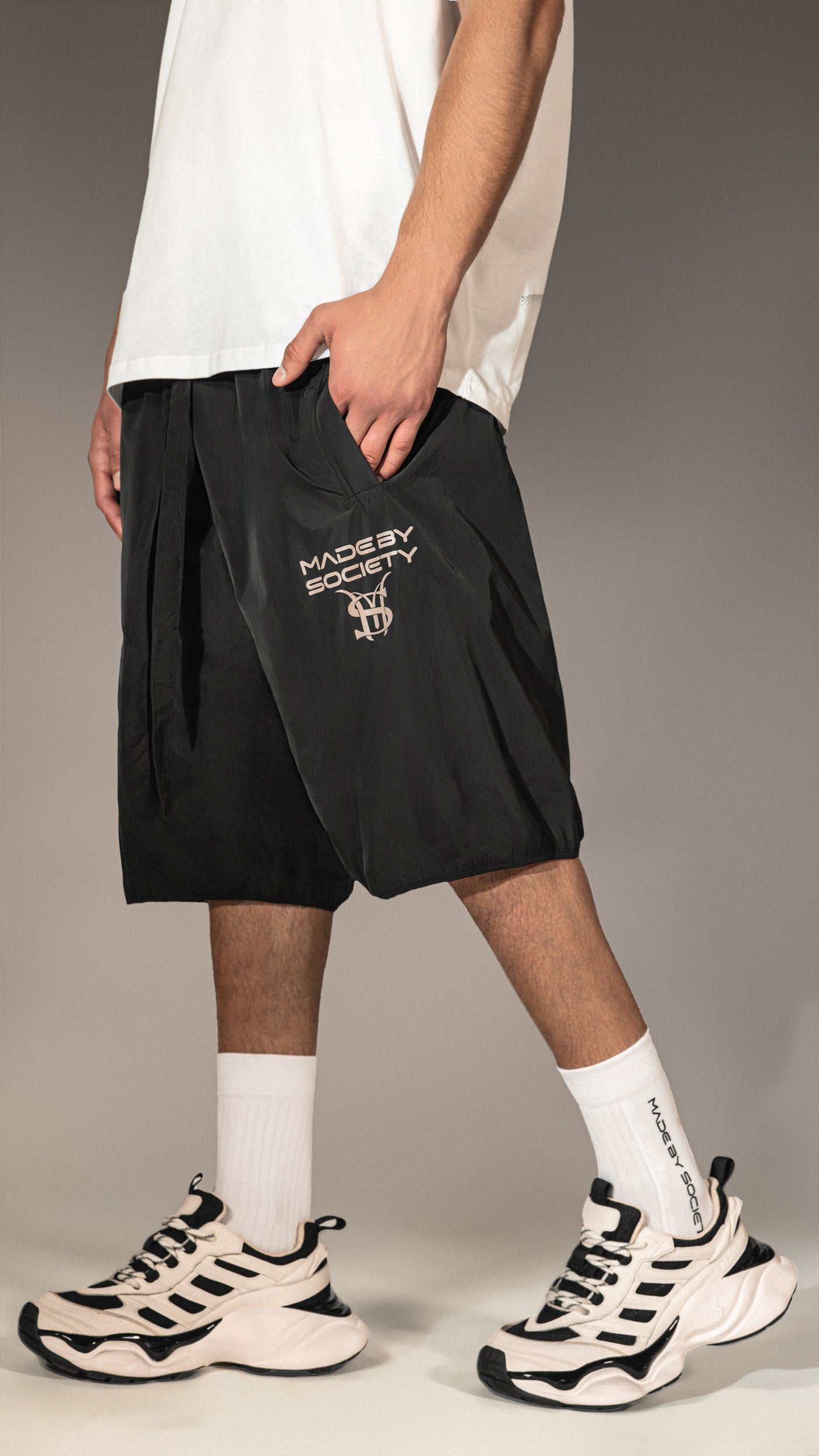 Къси панталони Casual „Made by Society” - B15613