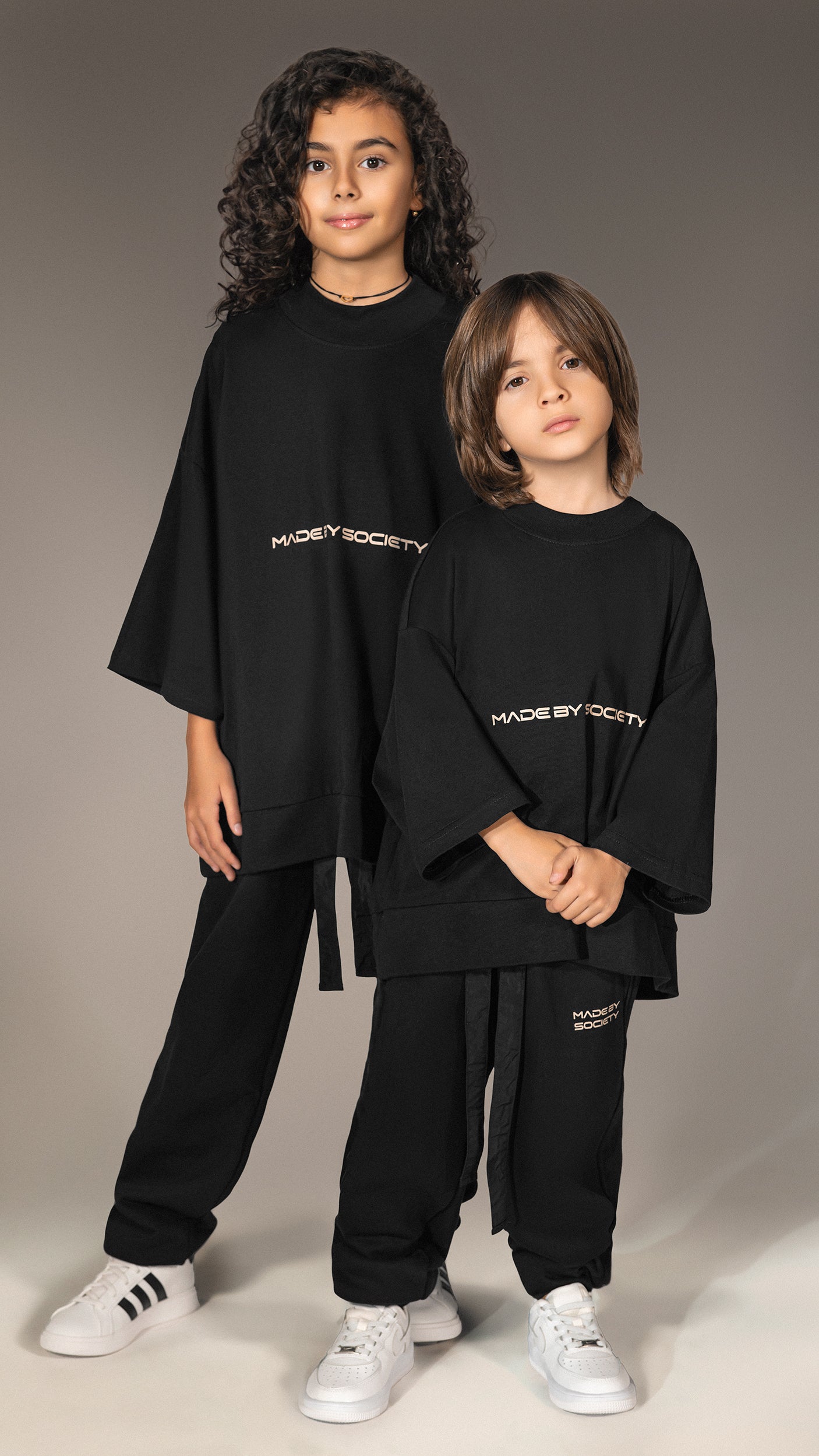 Oversized тениска "Made by Society" - T35639