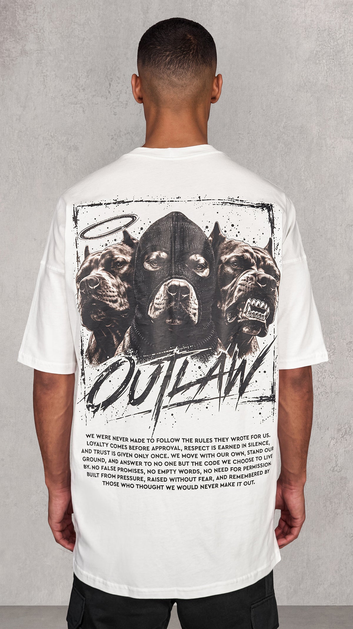 Tricou Outlaw White - T18051