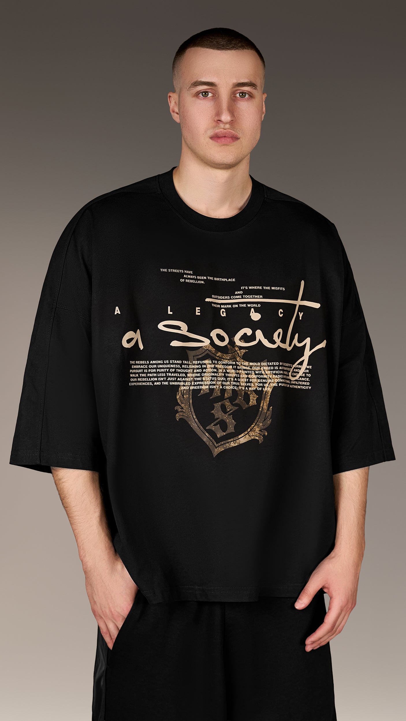 Тениска Linear Boxy - T17103