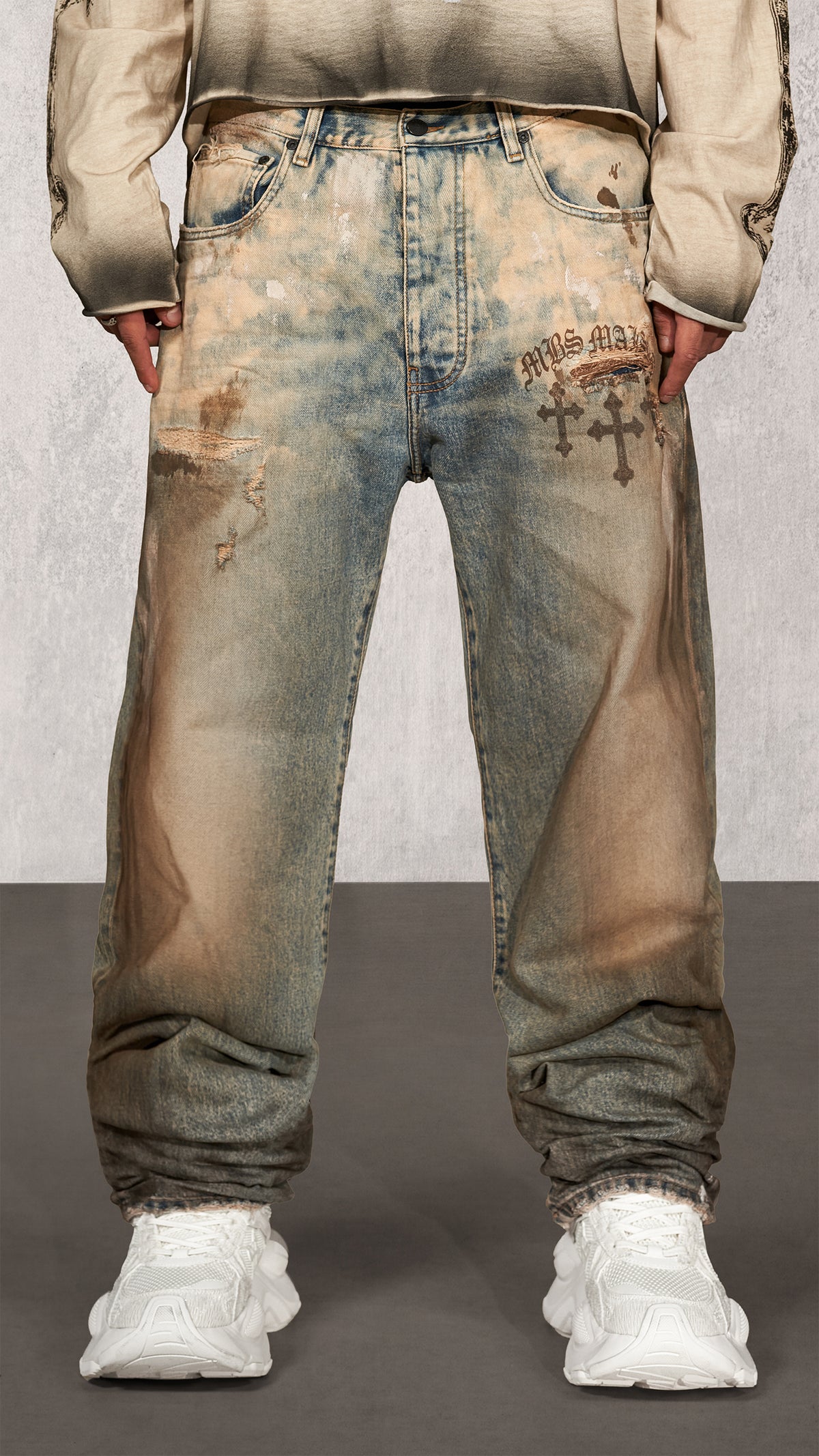 Дънки ASH-VOLT WIDE - P17240