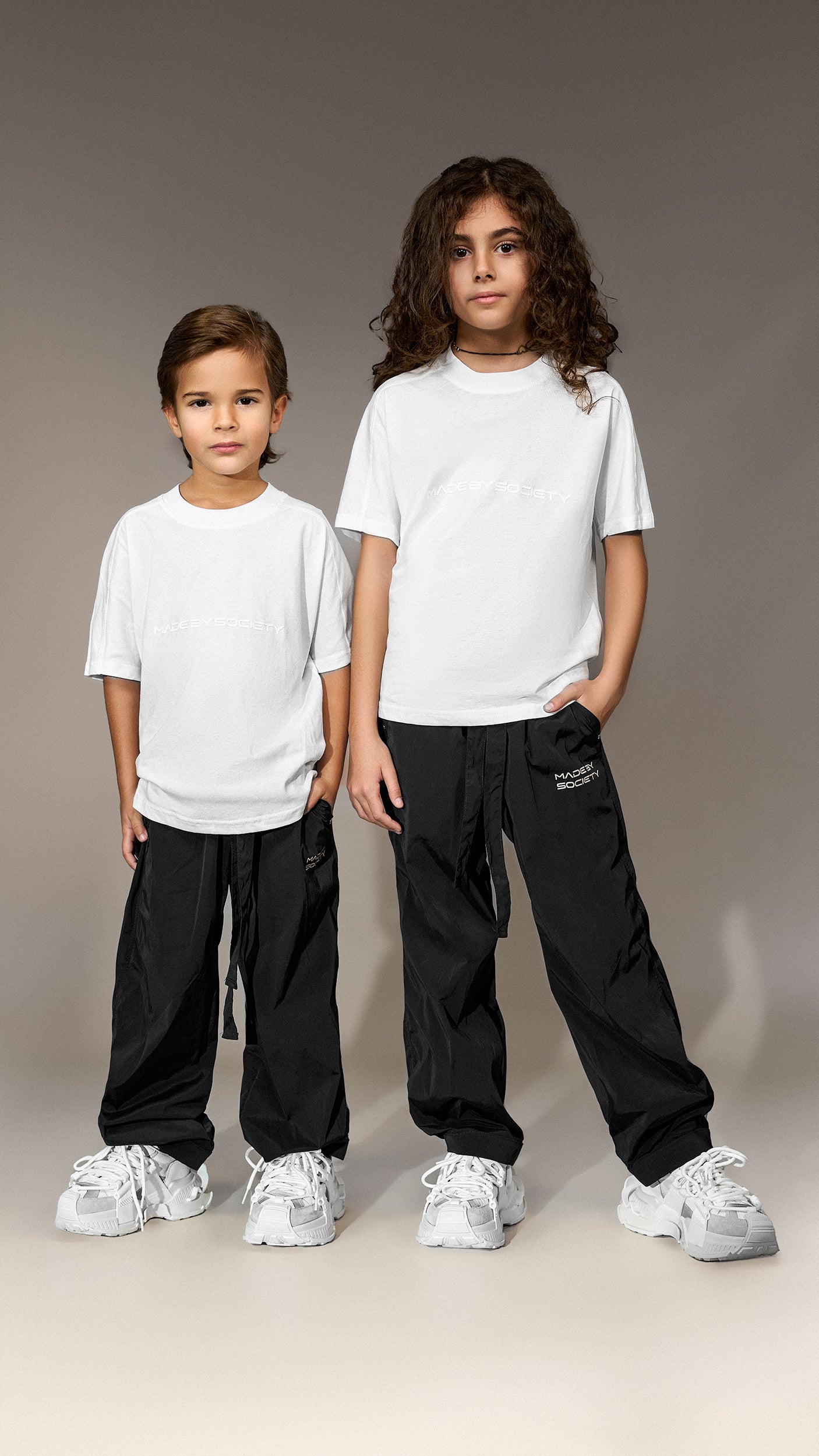 Tricou Alb "Made by Society" - T35652