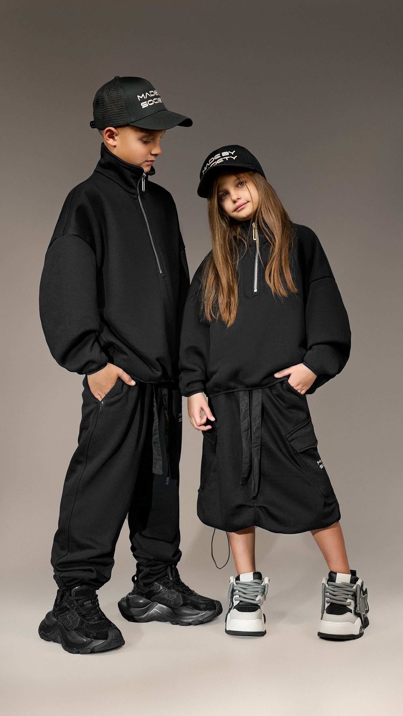 Оверсайз худи „Made by Society” - H35768