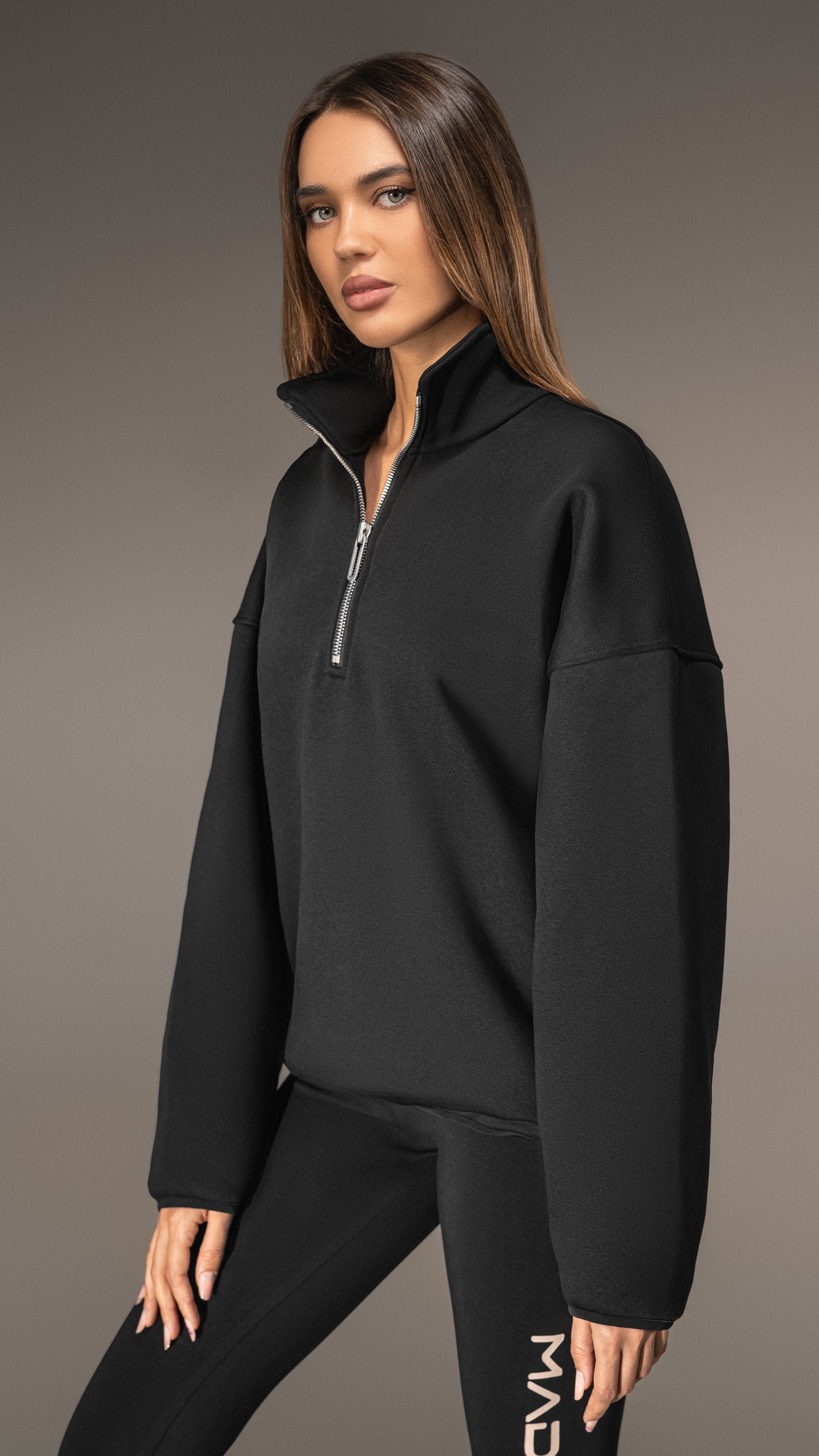 Оувърсайз суичър „Made by Society” – H25767