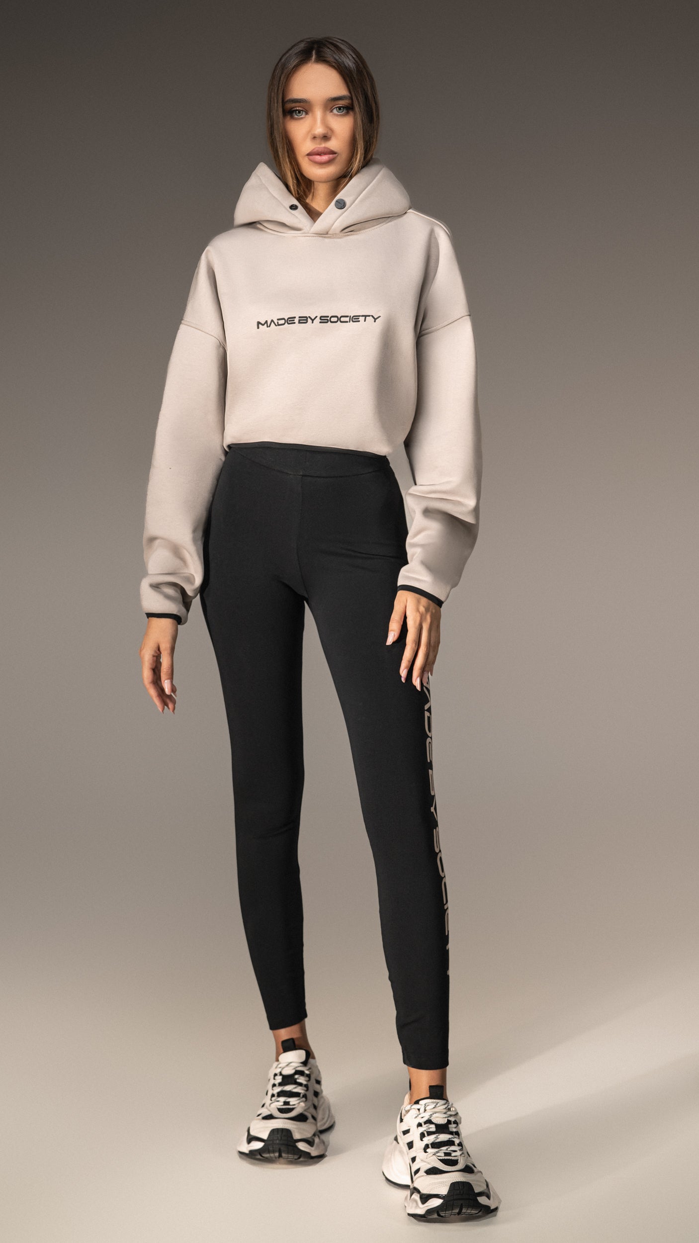 Crop худи Made by Society - H25757