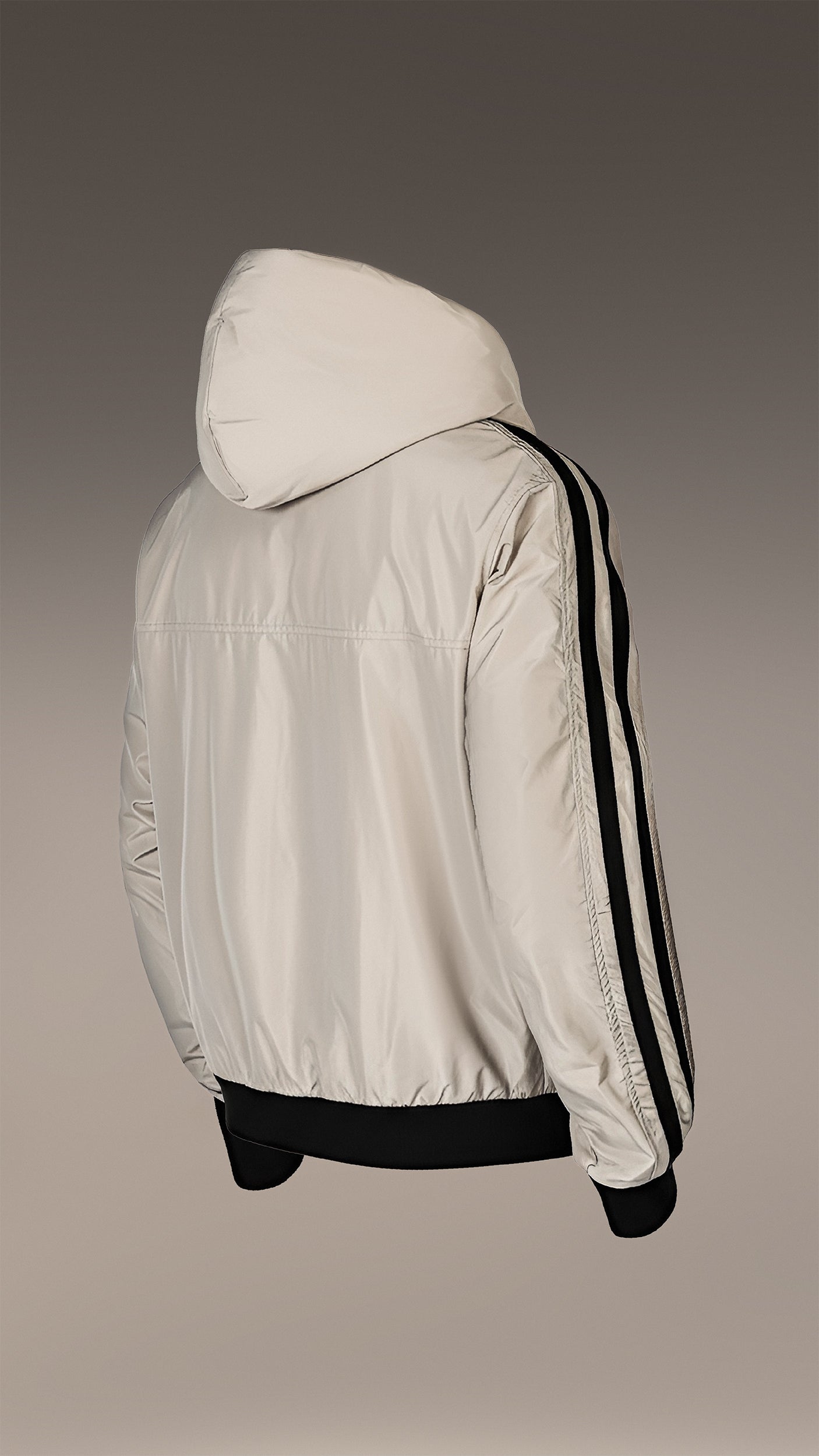 Суичър с цип на райета - H14249