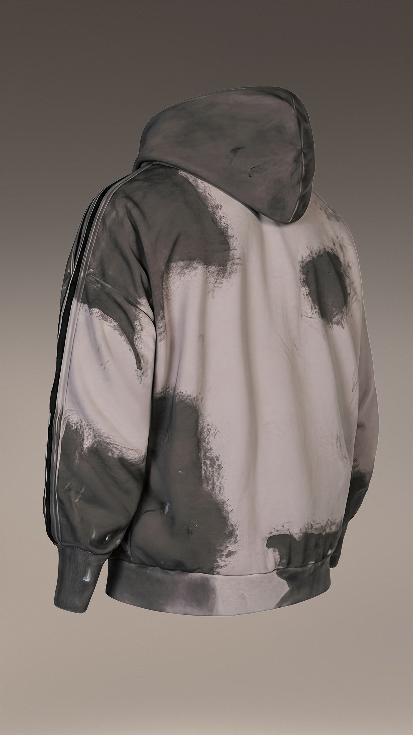 Суичър с пръскащи се райета - H13898