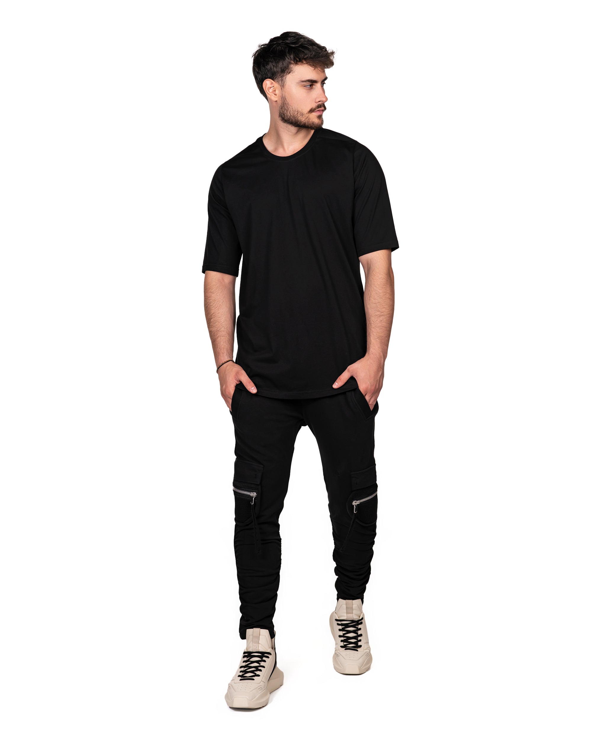 Net cargo pants - P11060