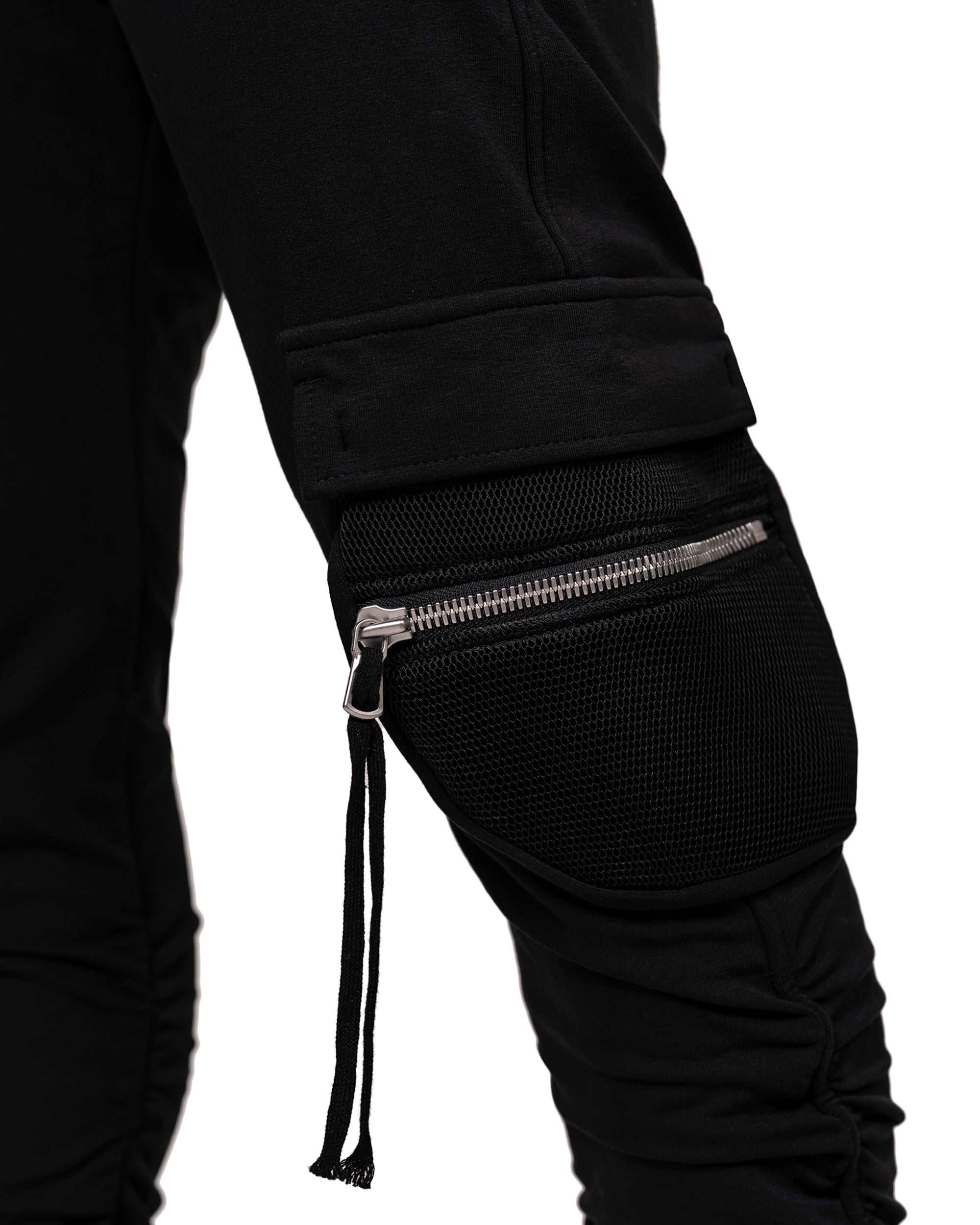 Net cargo pants - P11060