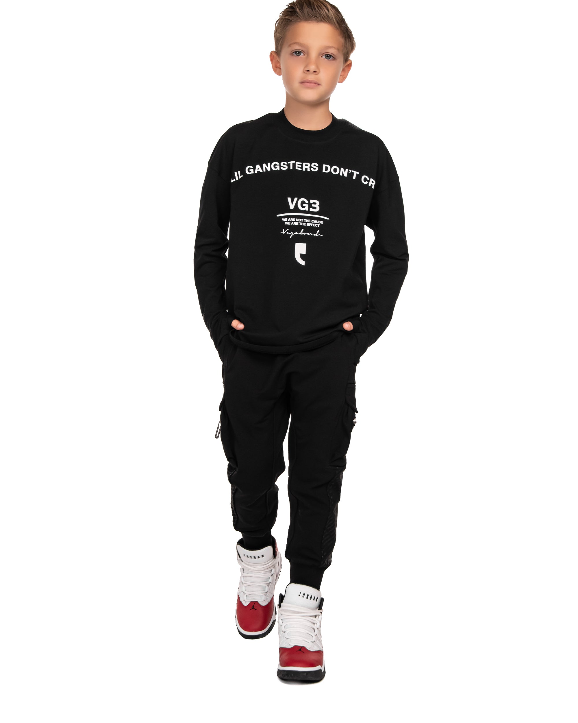 Карго панталон с щампа - P32958