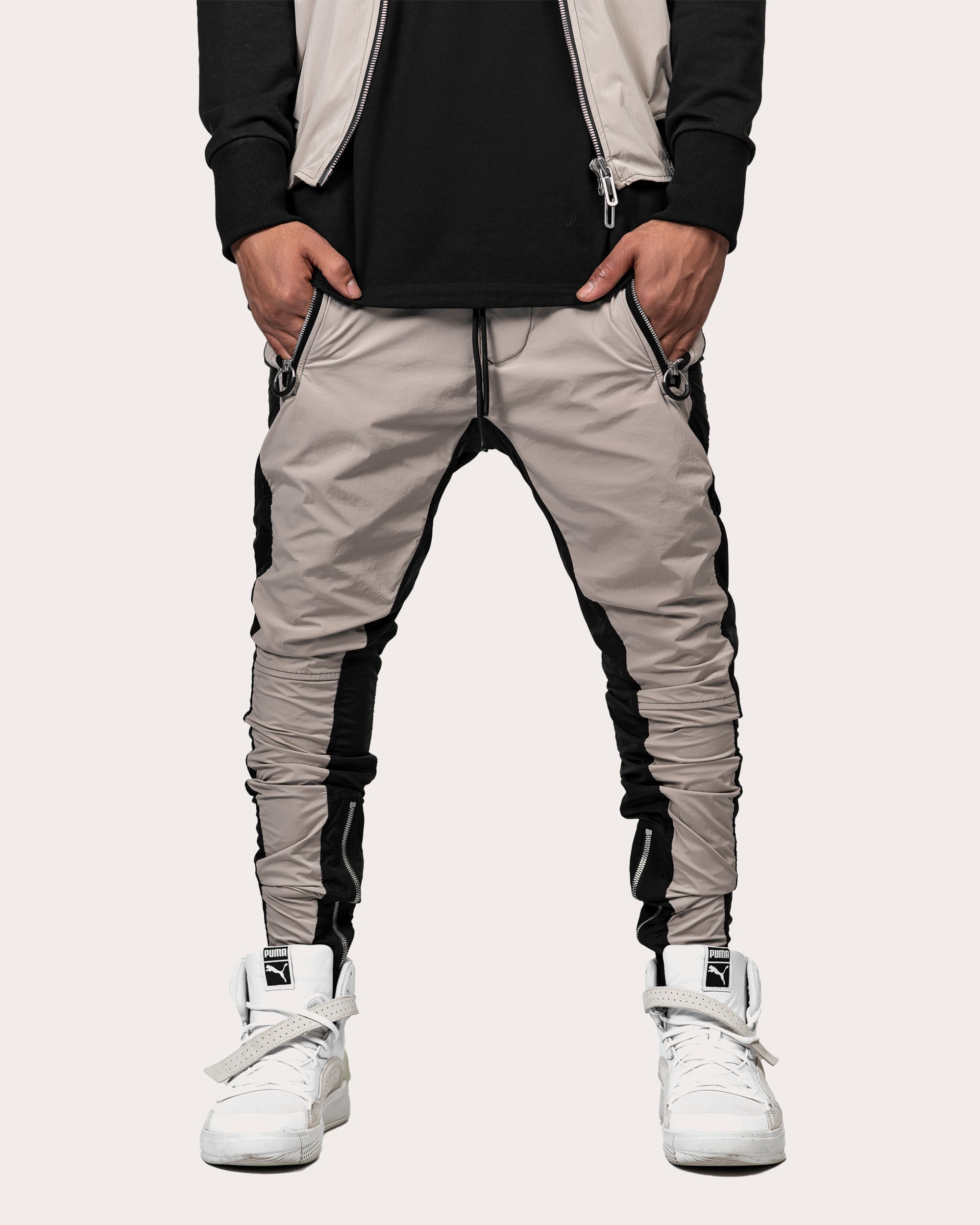 Zip track pants - P12468