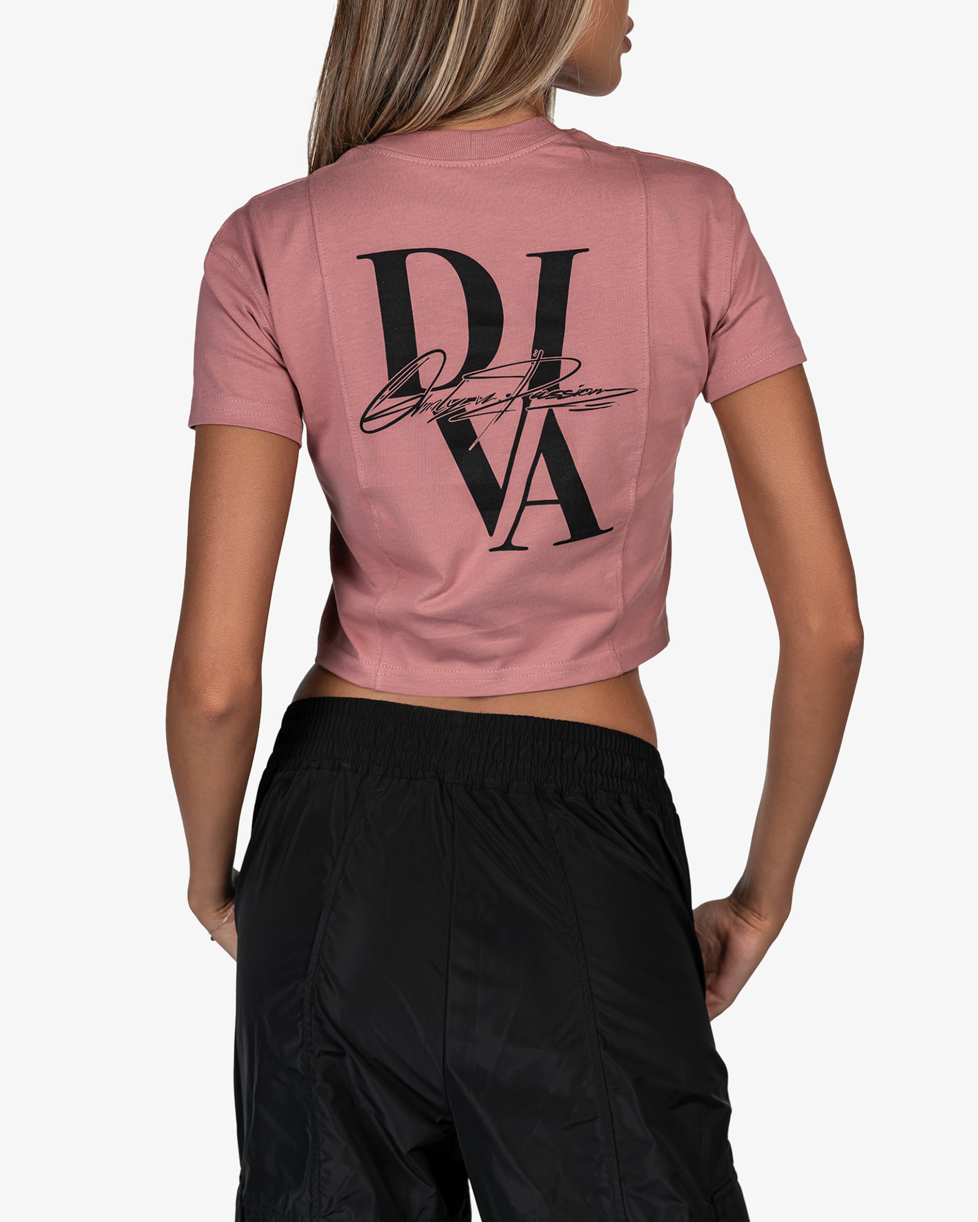 Тениска Diva crop fit - T24514