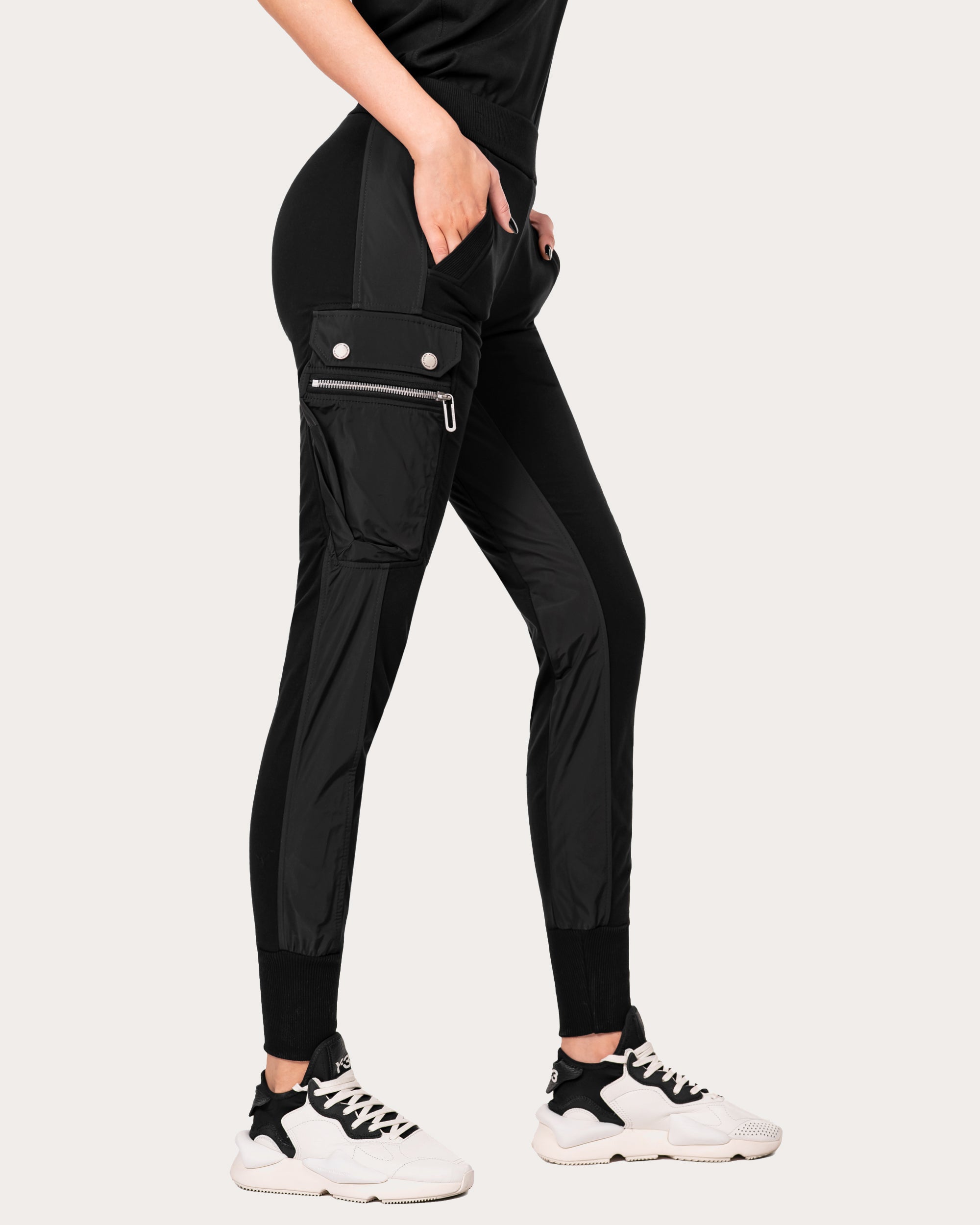 Stud double cargo pants - P23472