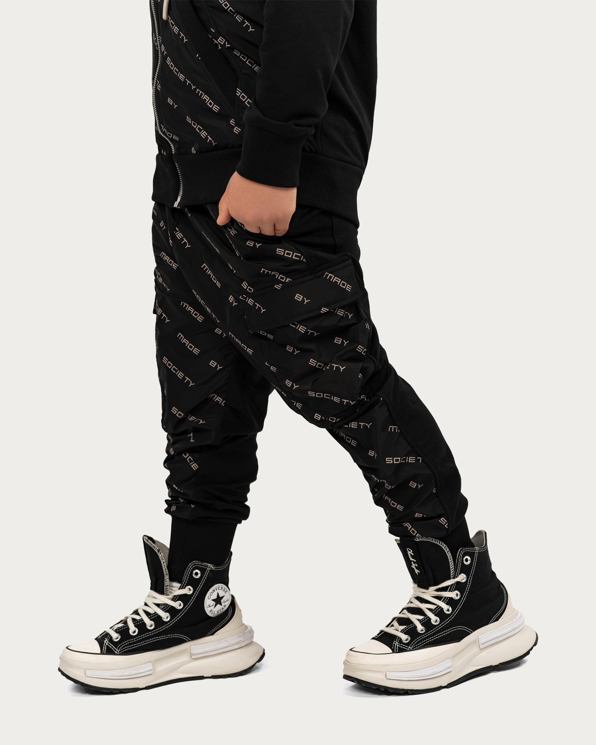 MBS pattern cargo pants - P35166