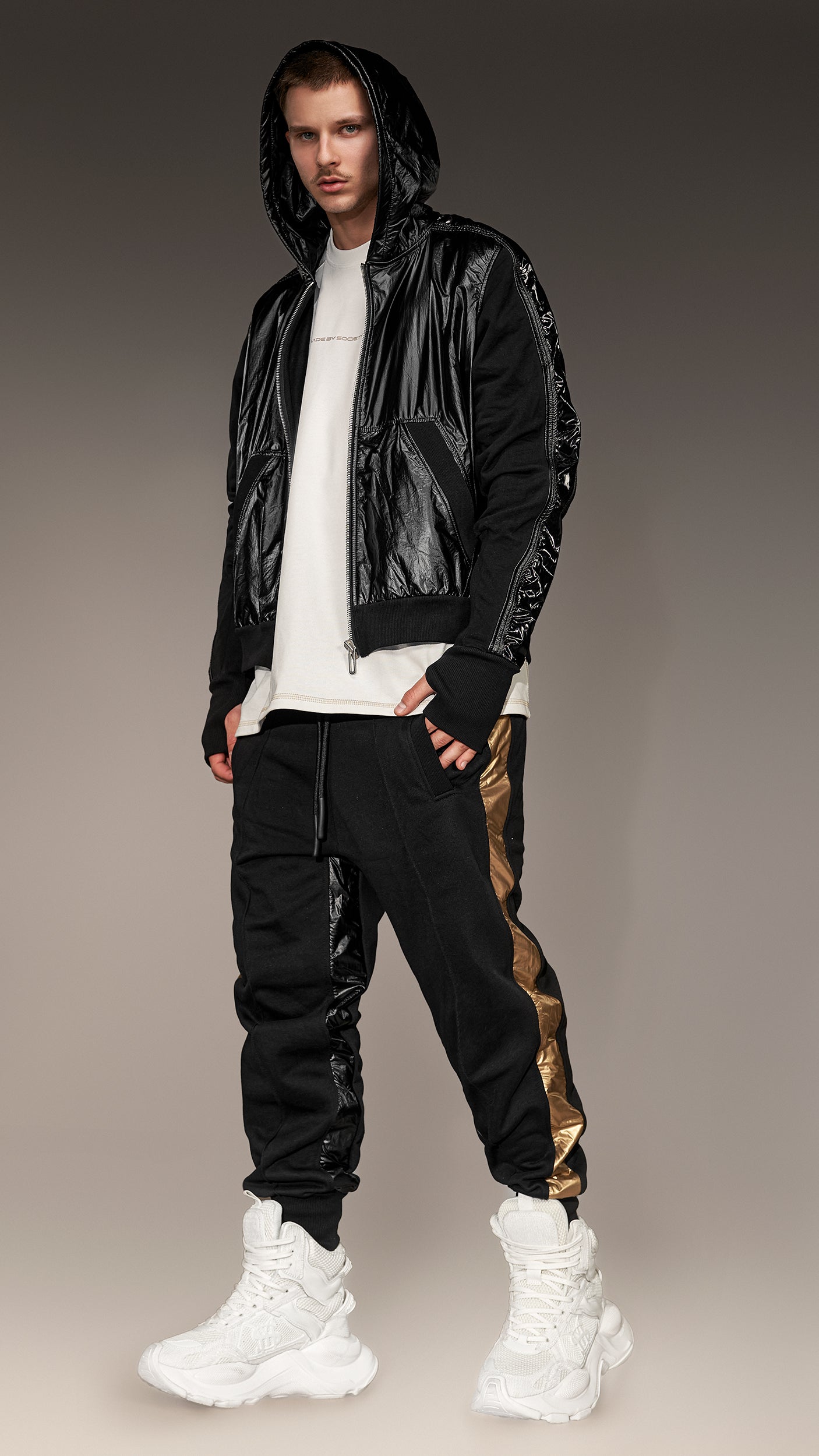 Gold band jogger pants - P15002