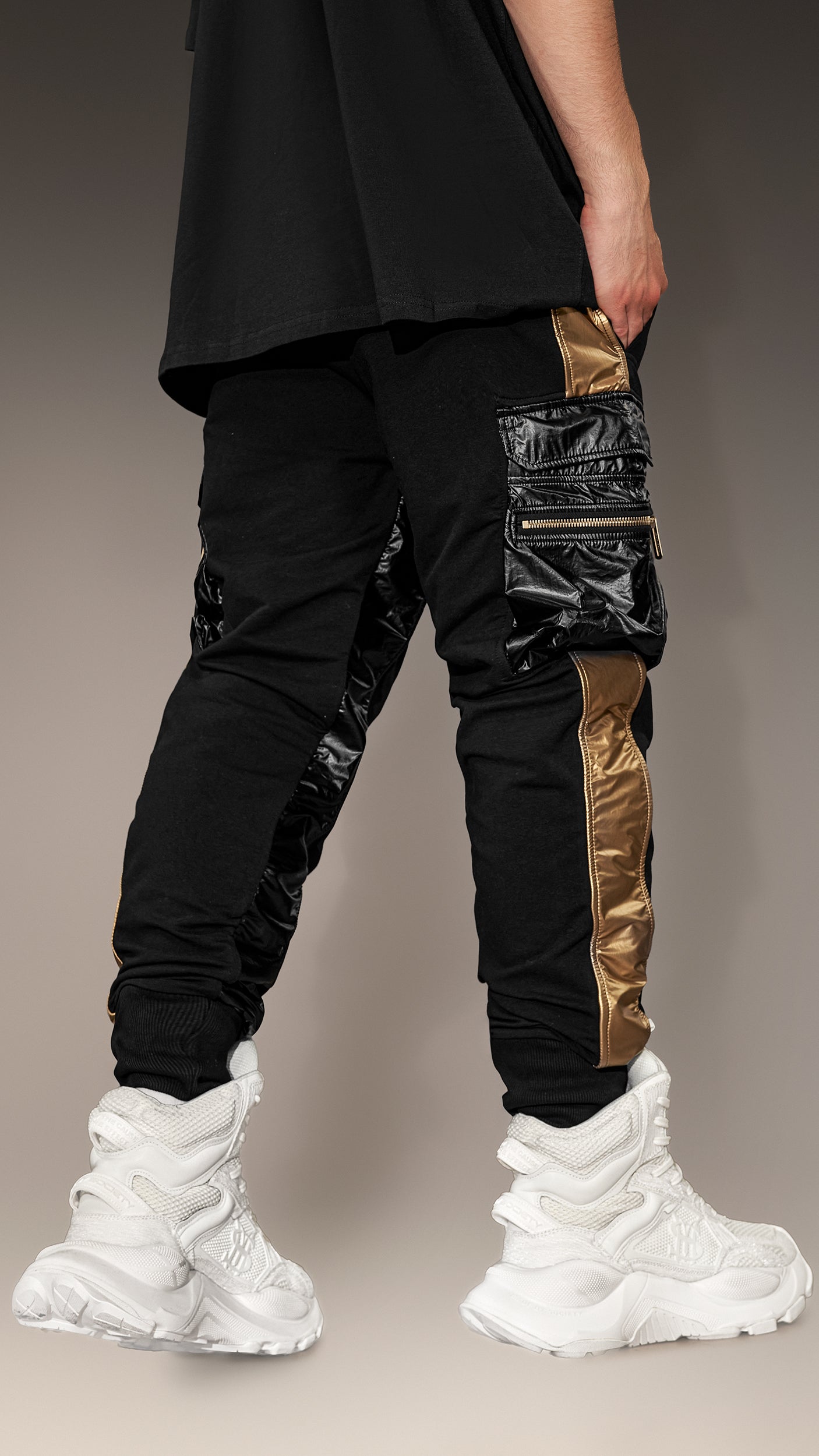 Gold band cargo pants - P14998