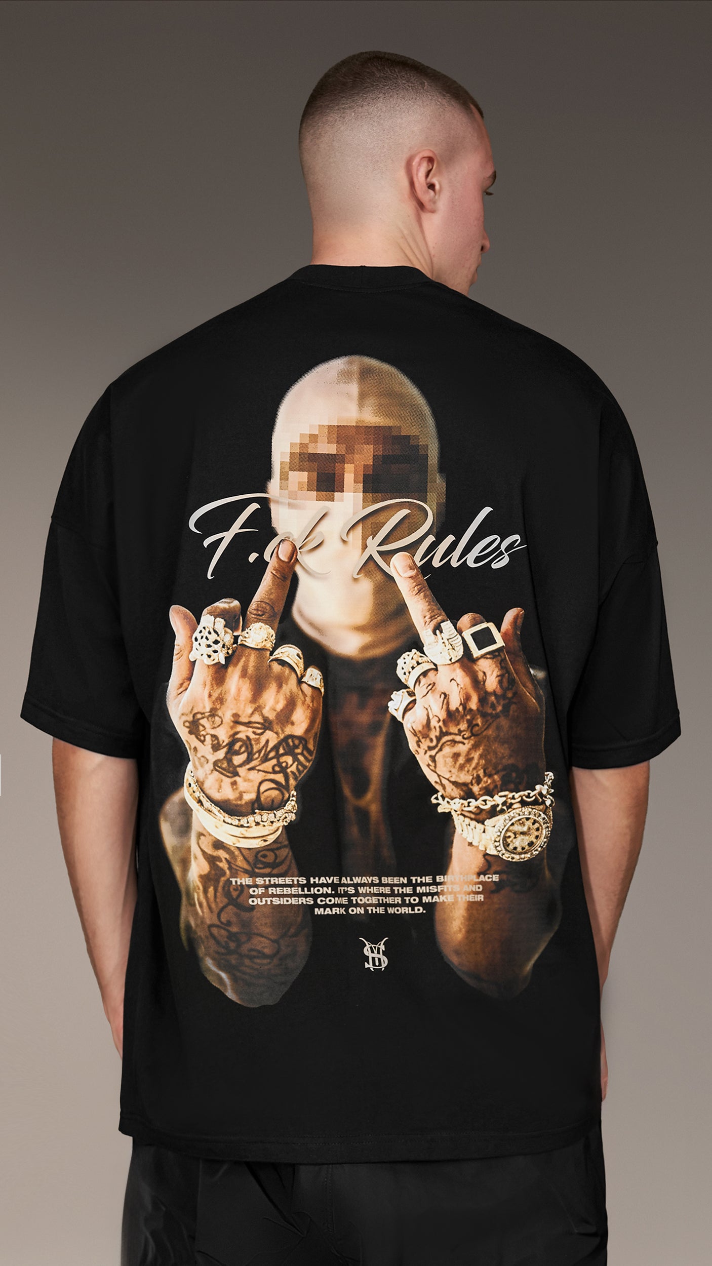 Tricou "F*ck Rules" - T16806