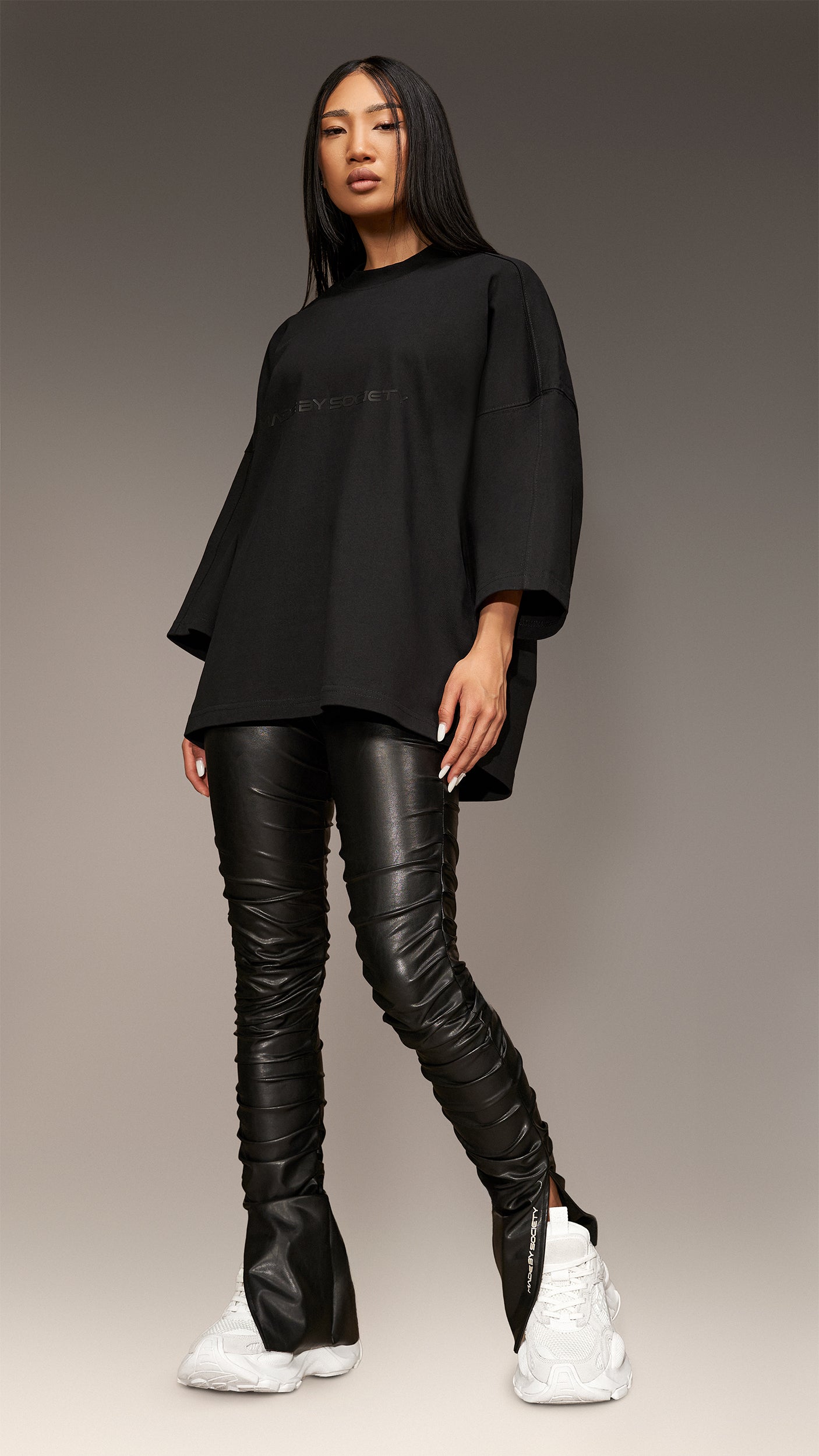 Oversize тениска Made By Society - T25868