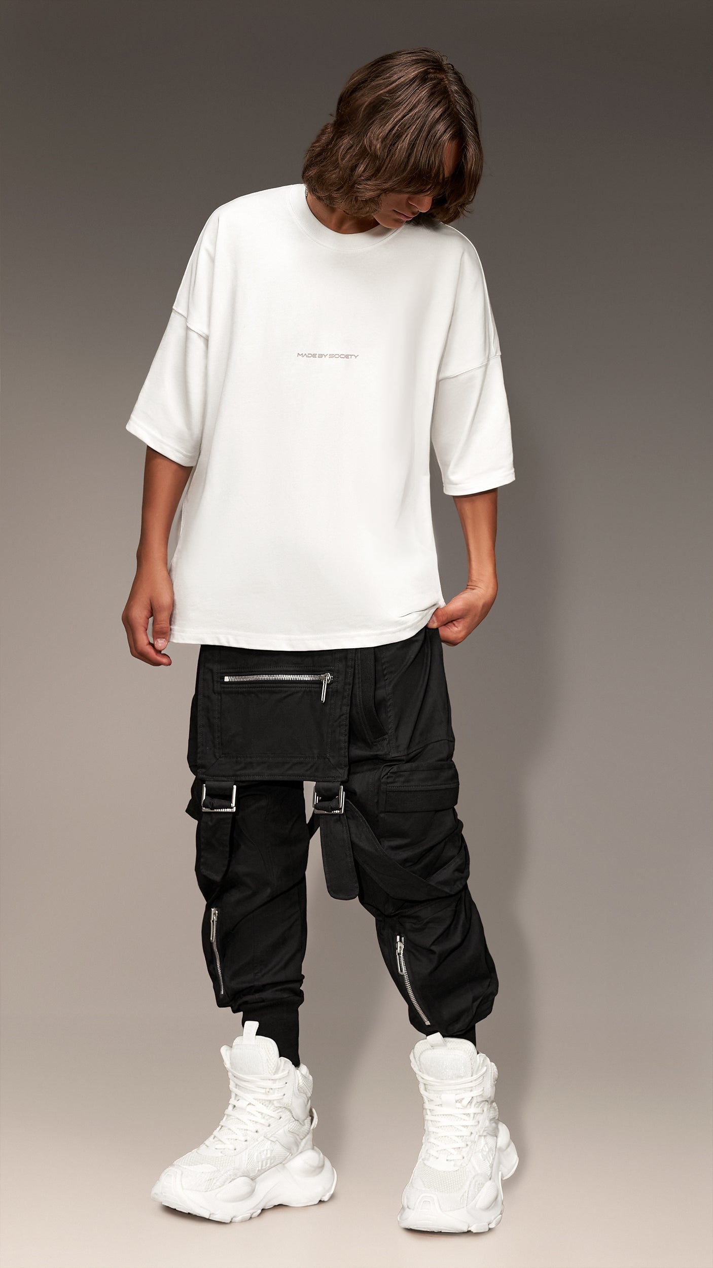 Pantaloni cargo - P11702