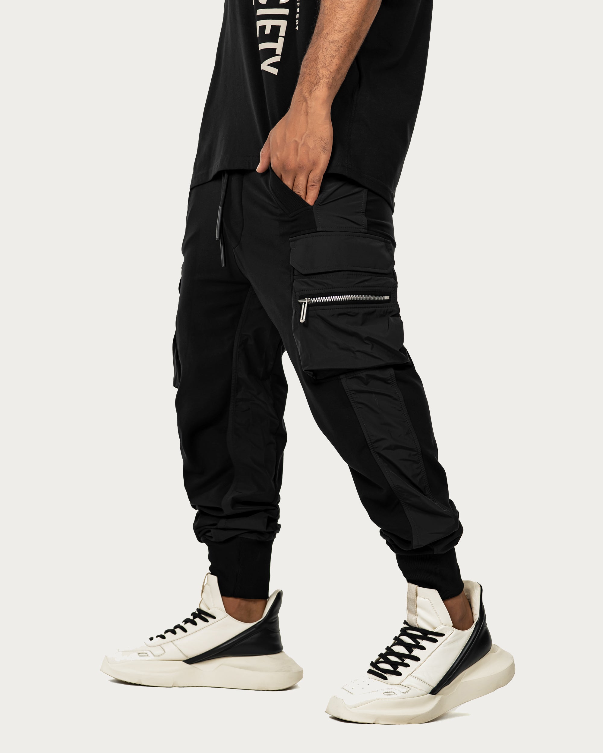 Double cargo pants - P13781