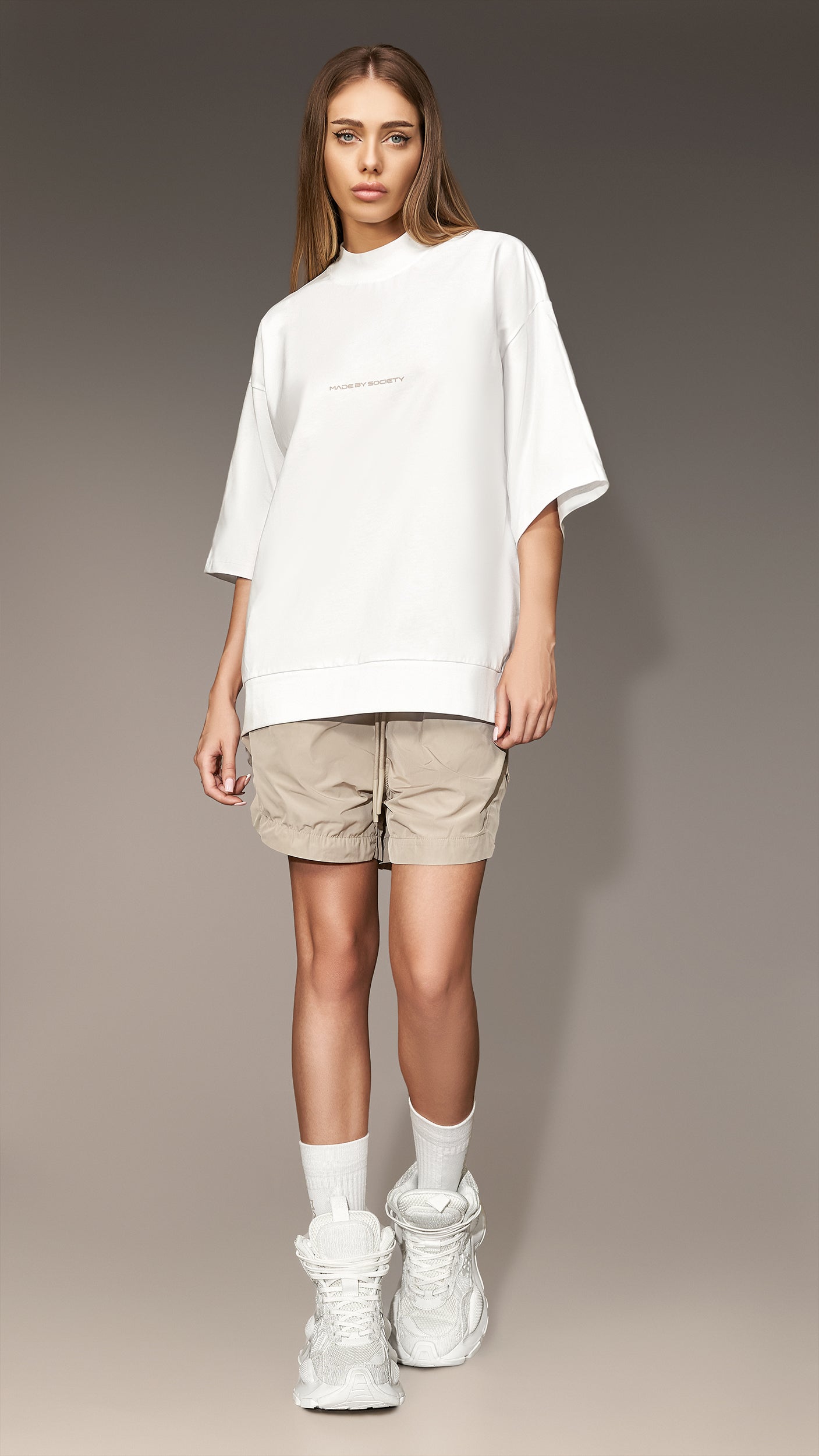 Oversize тениска Made by Society - T26636