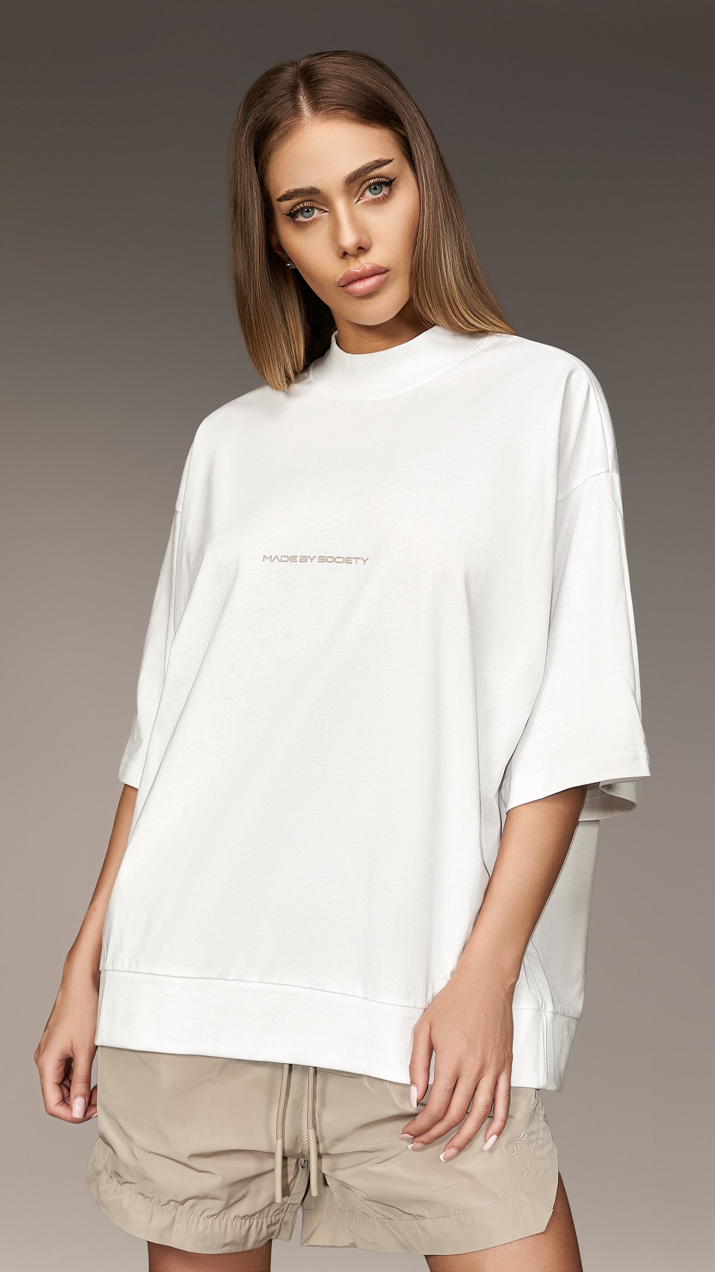 Oversize тениска Made by Society - T26636