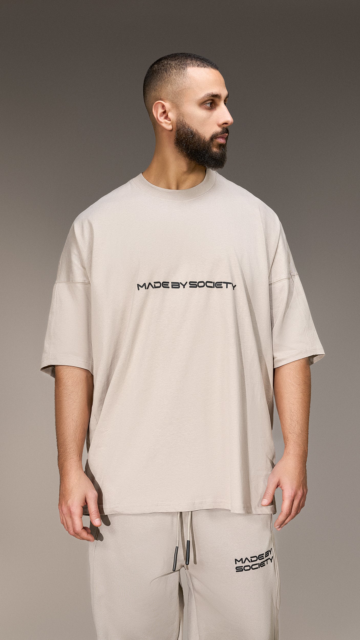 Tricou Oversized "Made by Society" - T15991