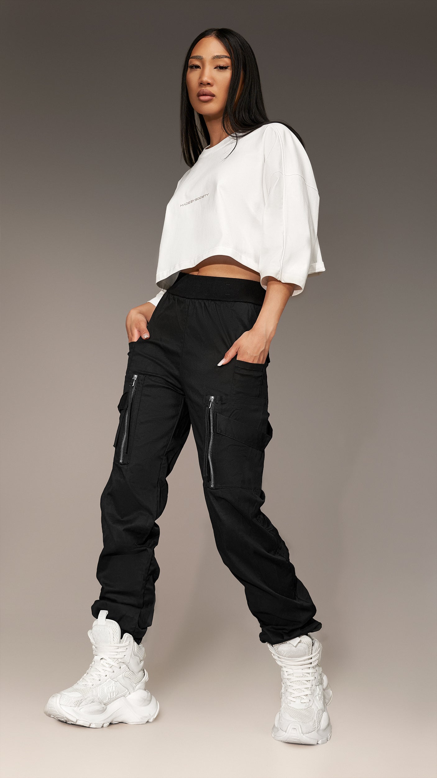 Pantaloni cargo - P21126
