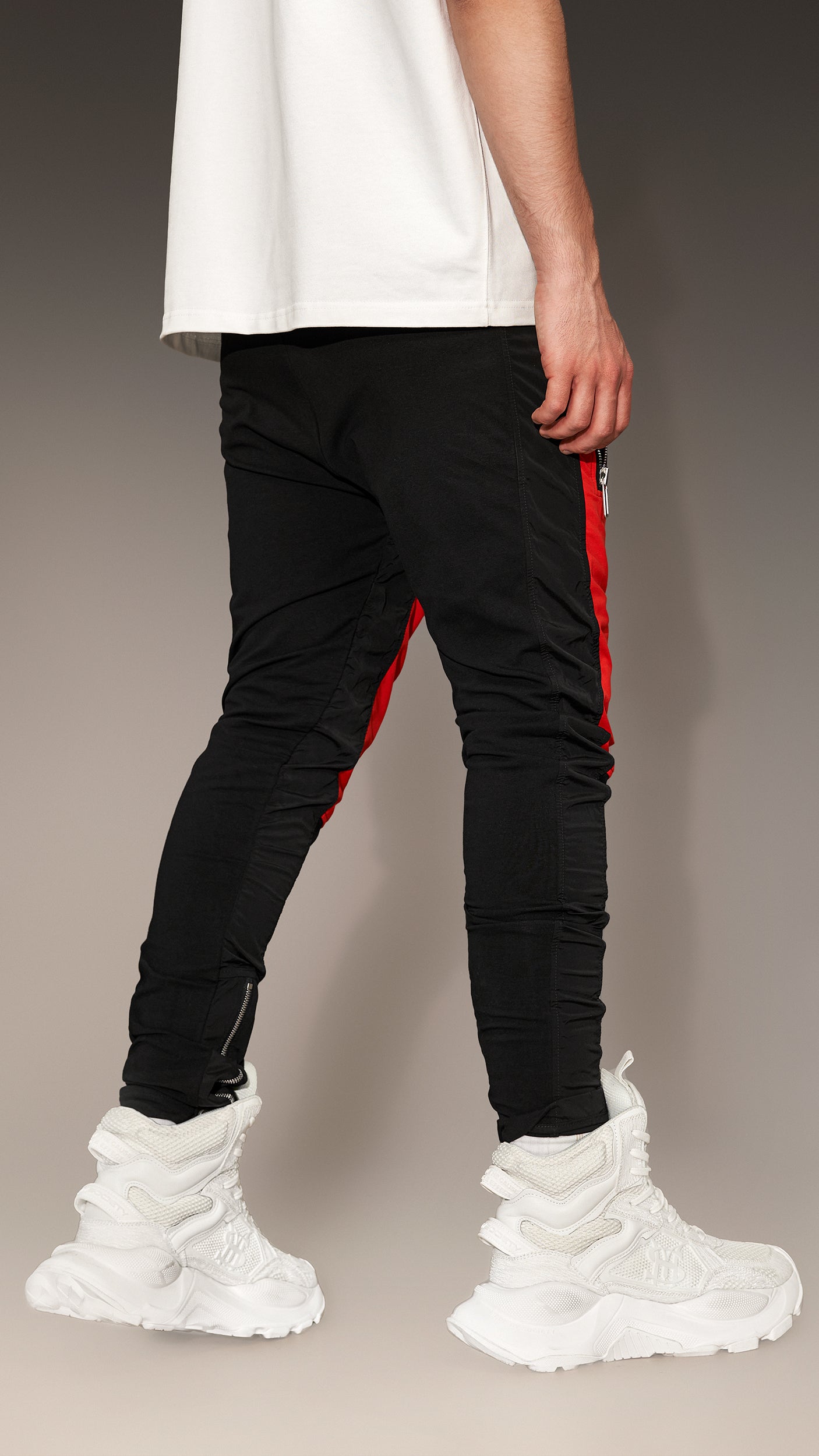 Zip track pants - P12618
