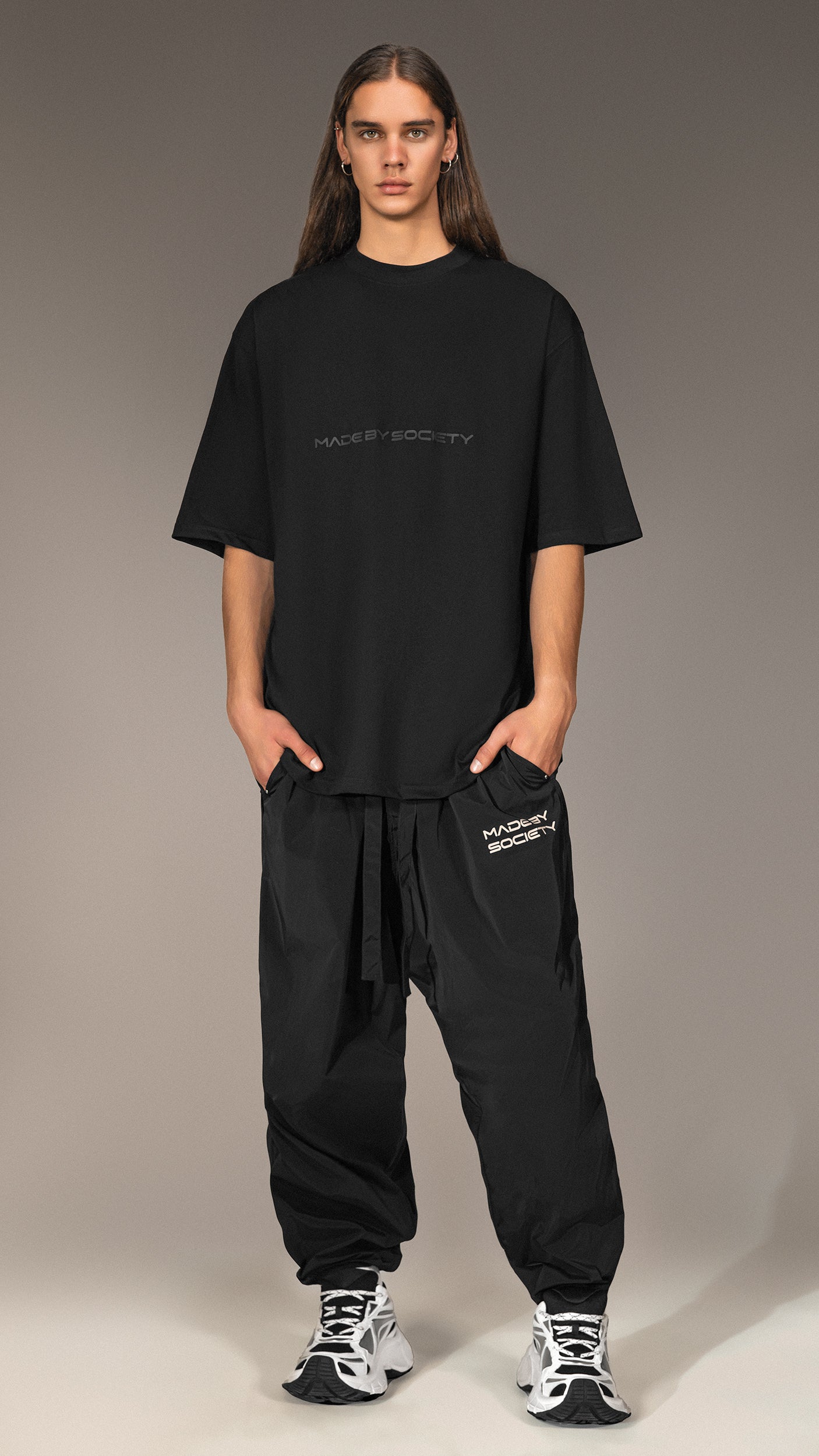 Tricou Oversized "MADE BY SOCIETY" - T15731