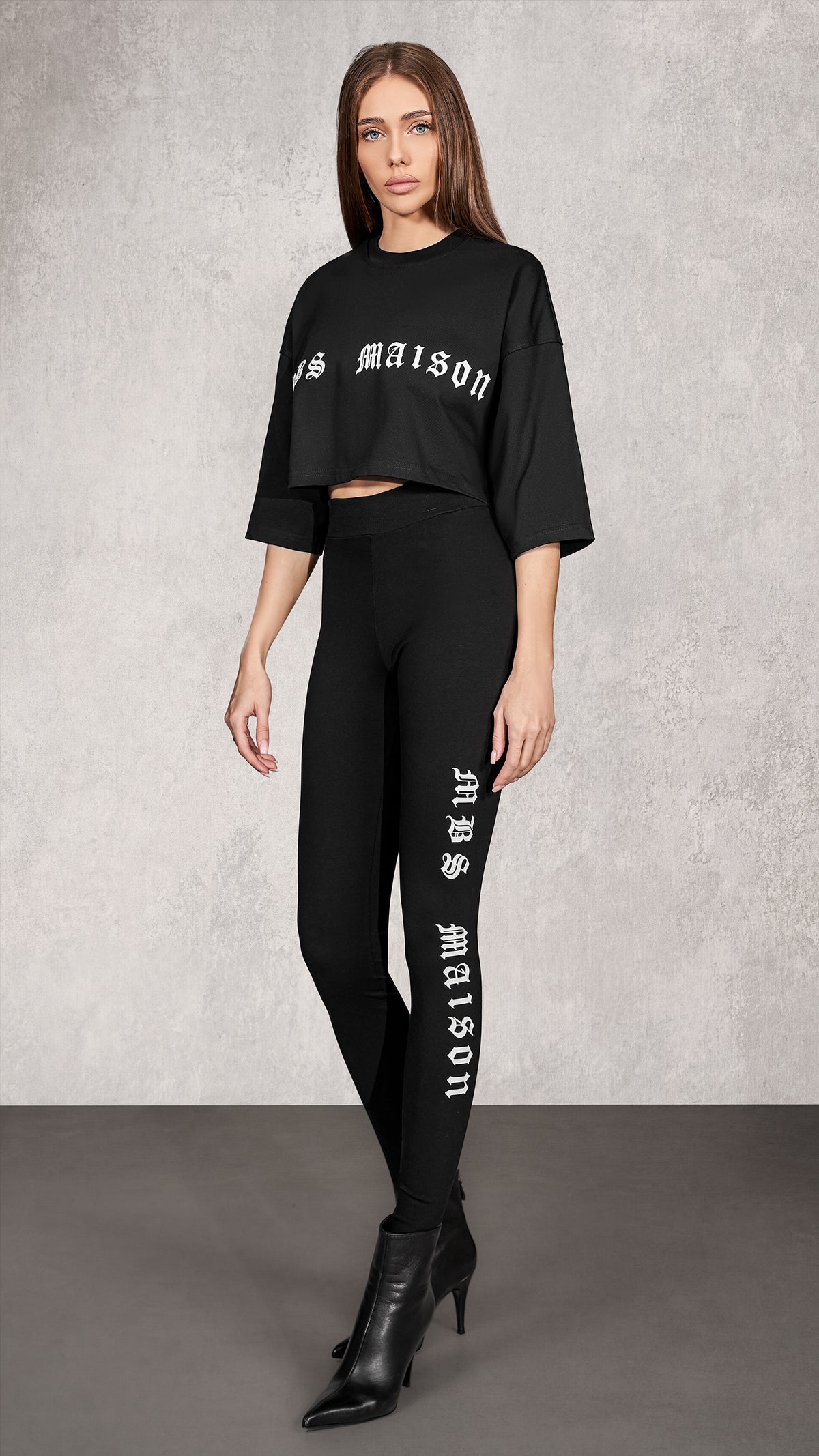 Tricou Typeset Crop - T27991