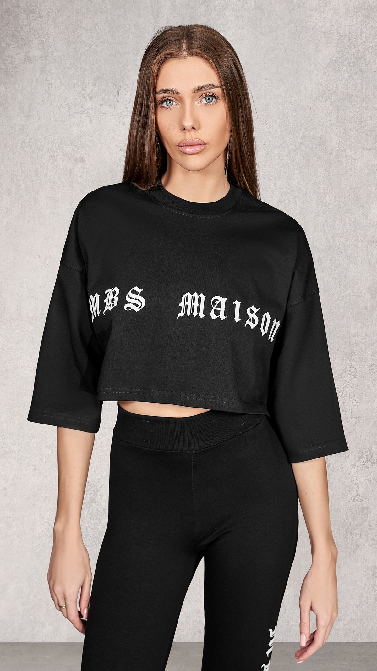 Tricou Typeset Crop - T27991