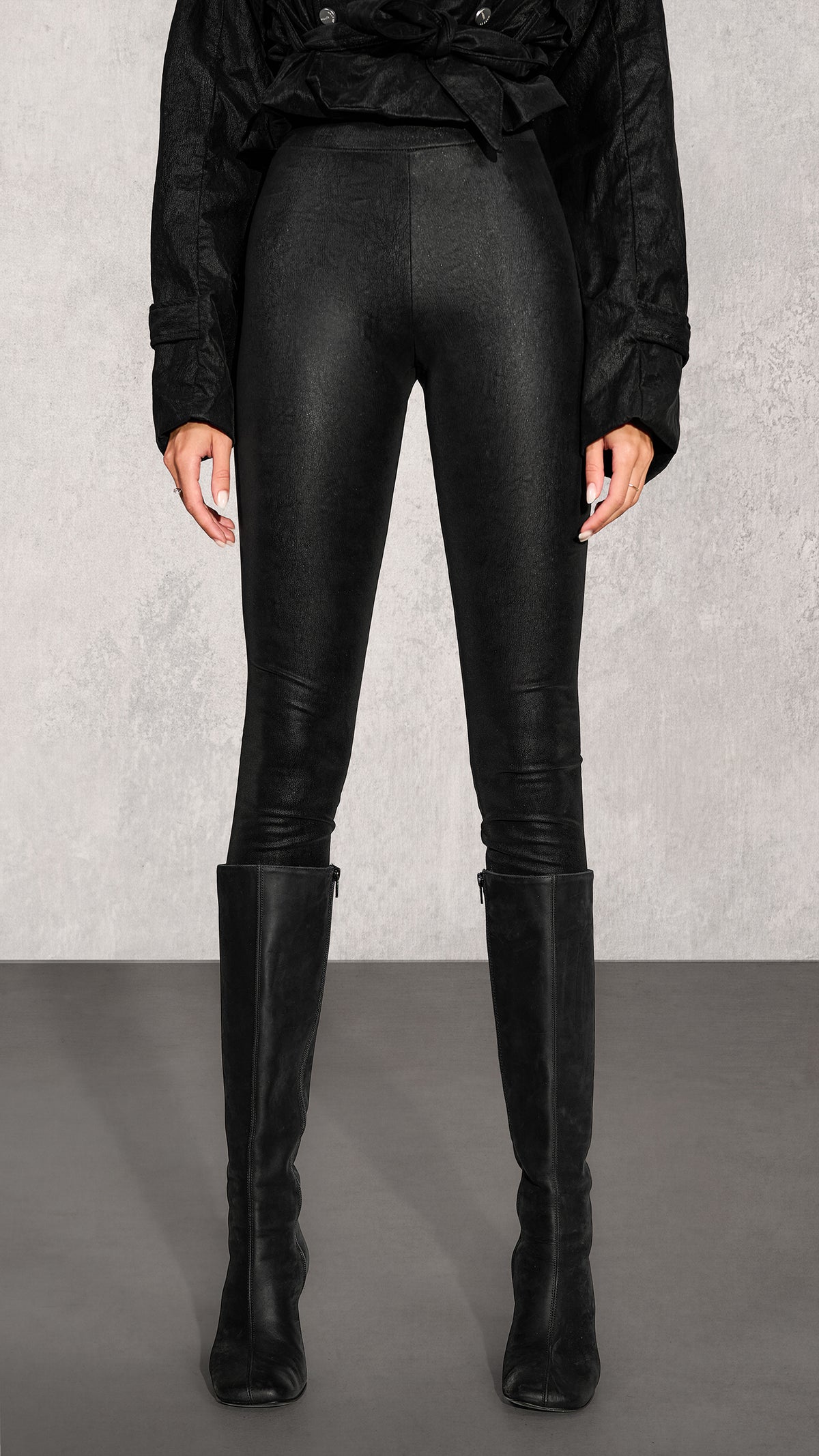 Pantaloni SATIN NOIR - P27557