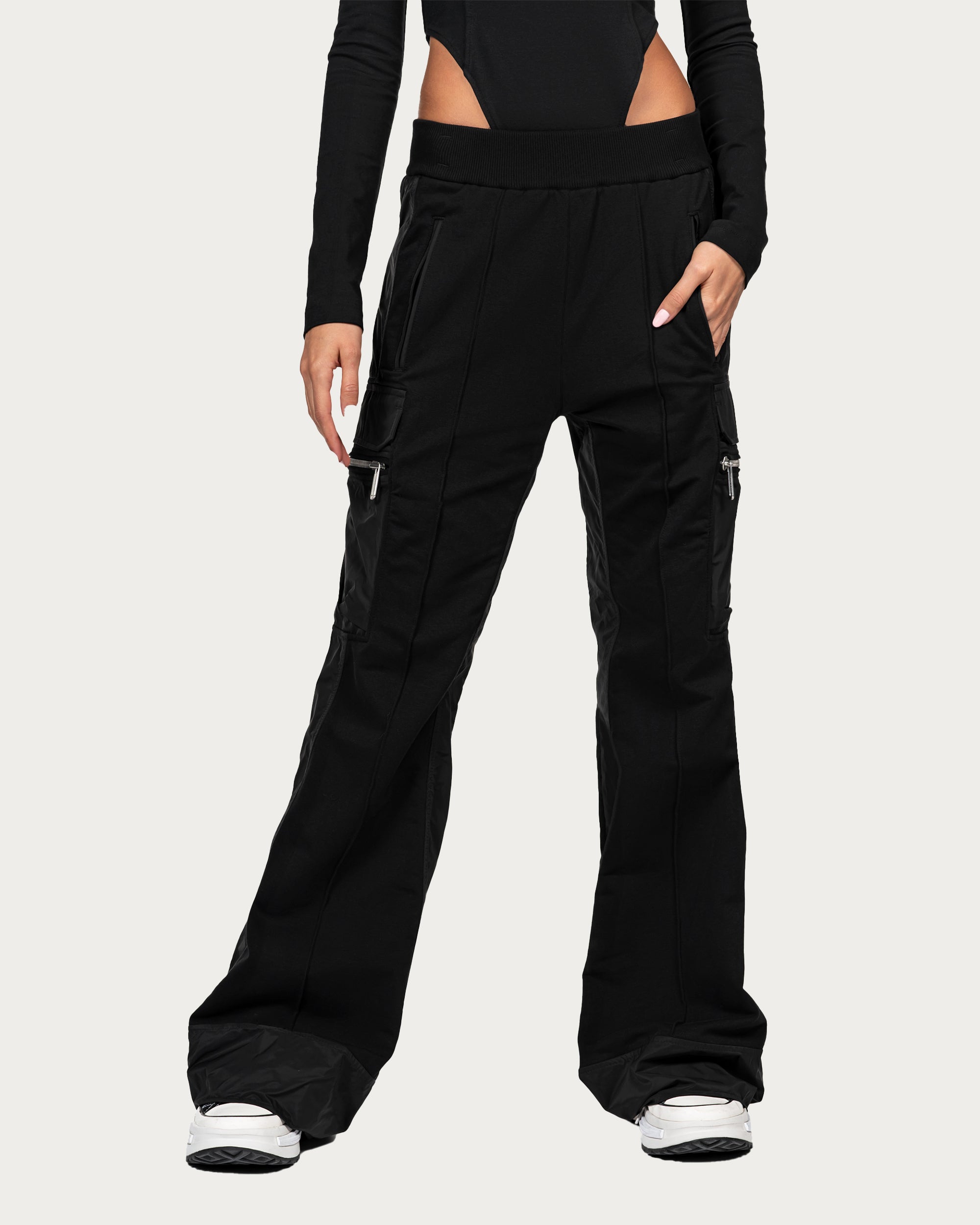 Flare cargo pants - P23810