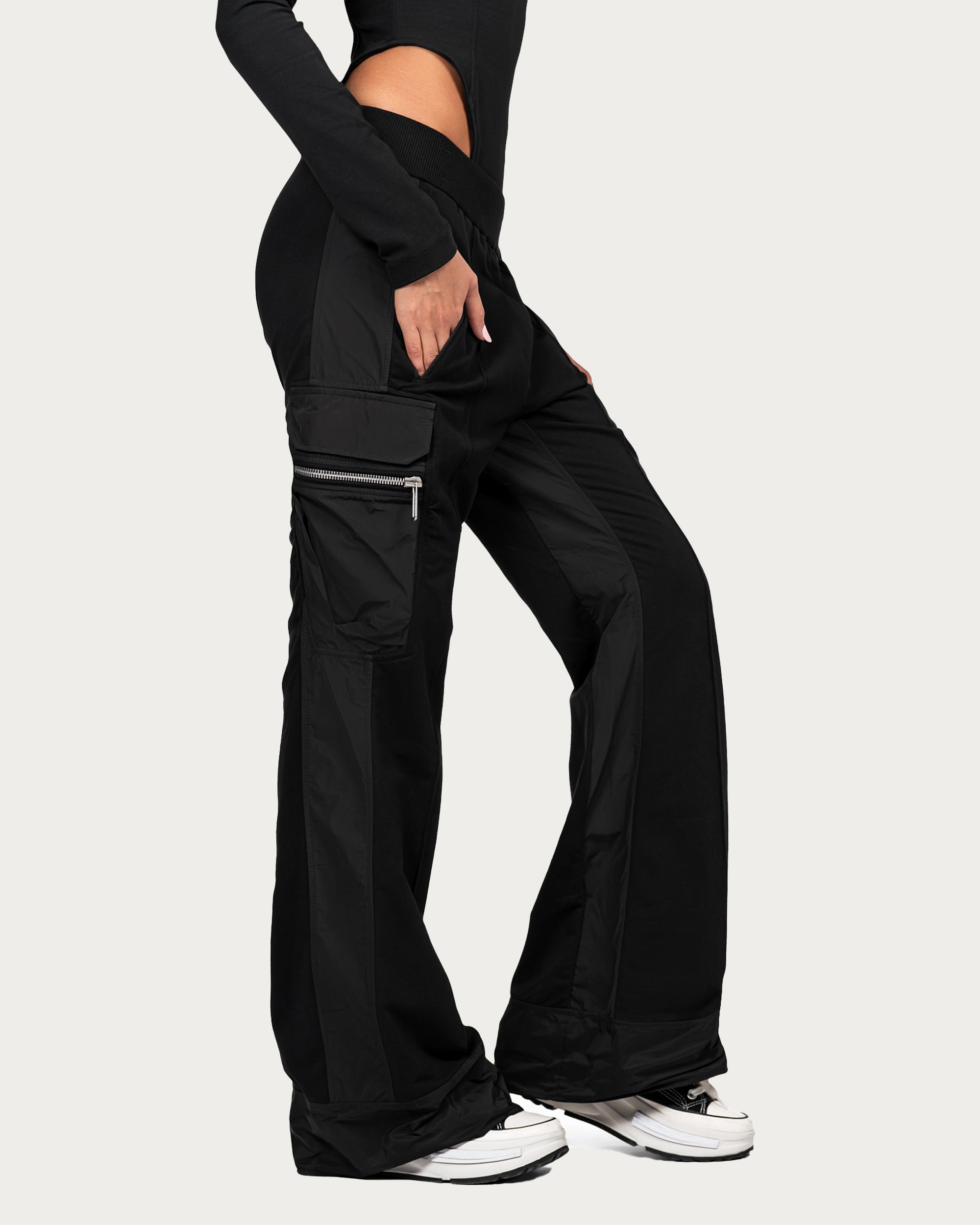 Flare cargo pants - P23810